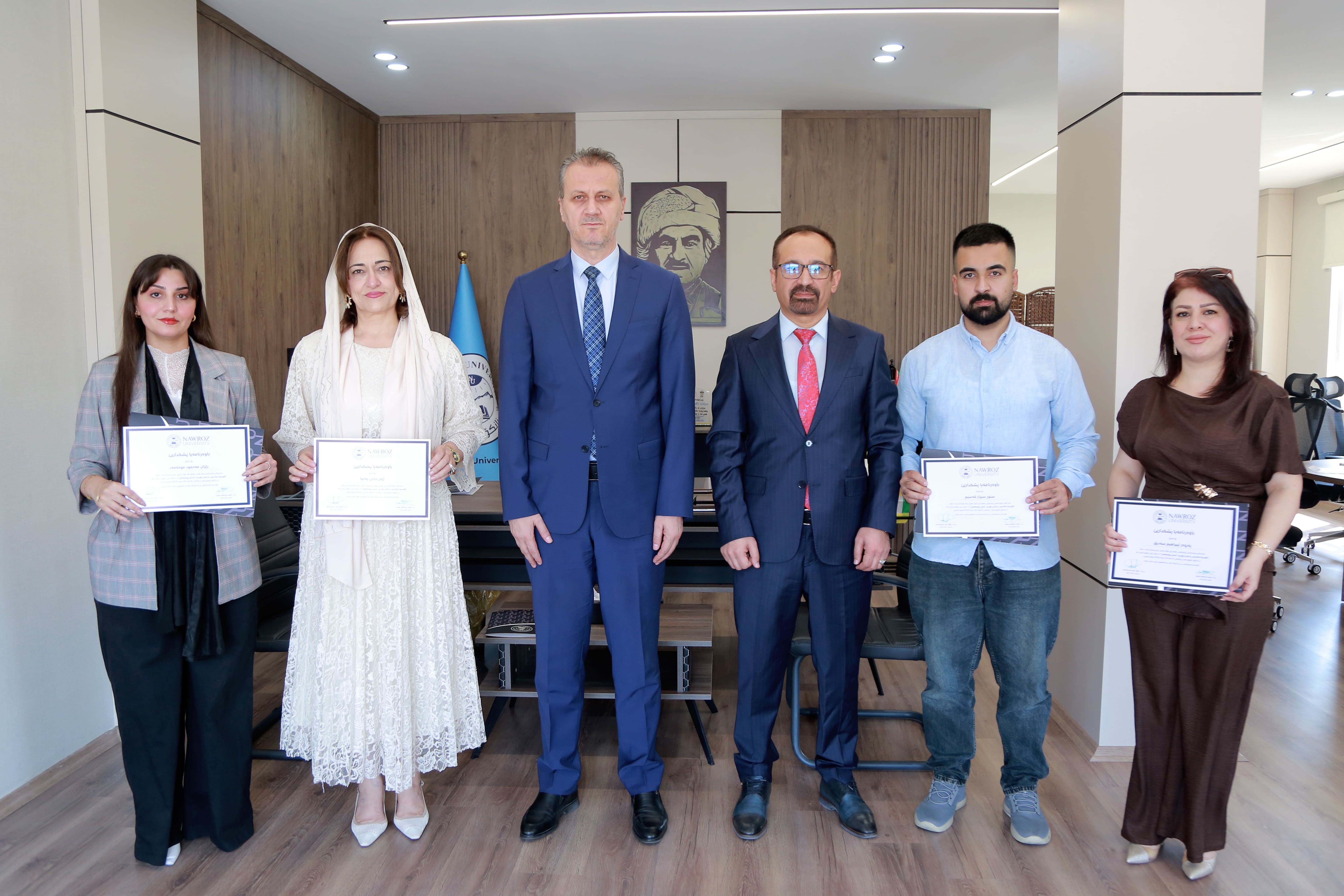 Nawroz University Awards Certificates for Kurdish Academic Writing Course