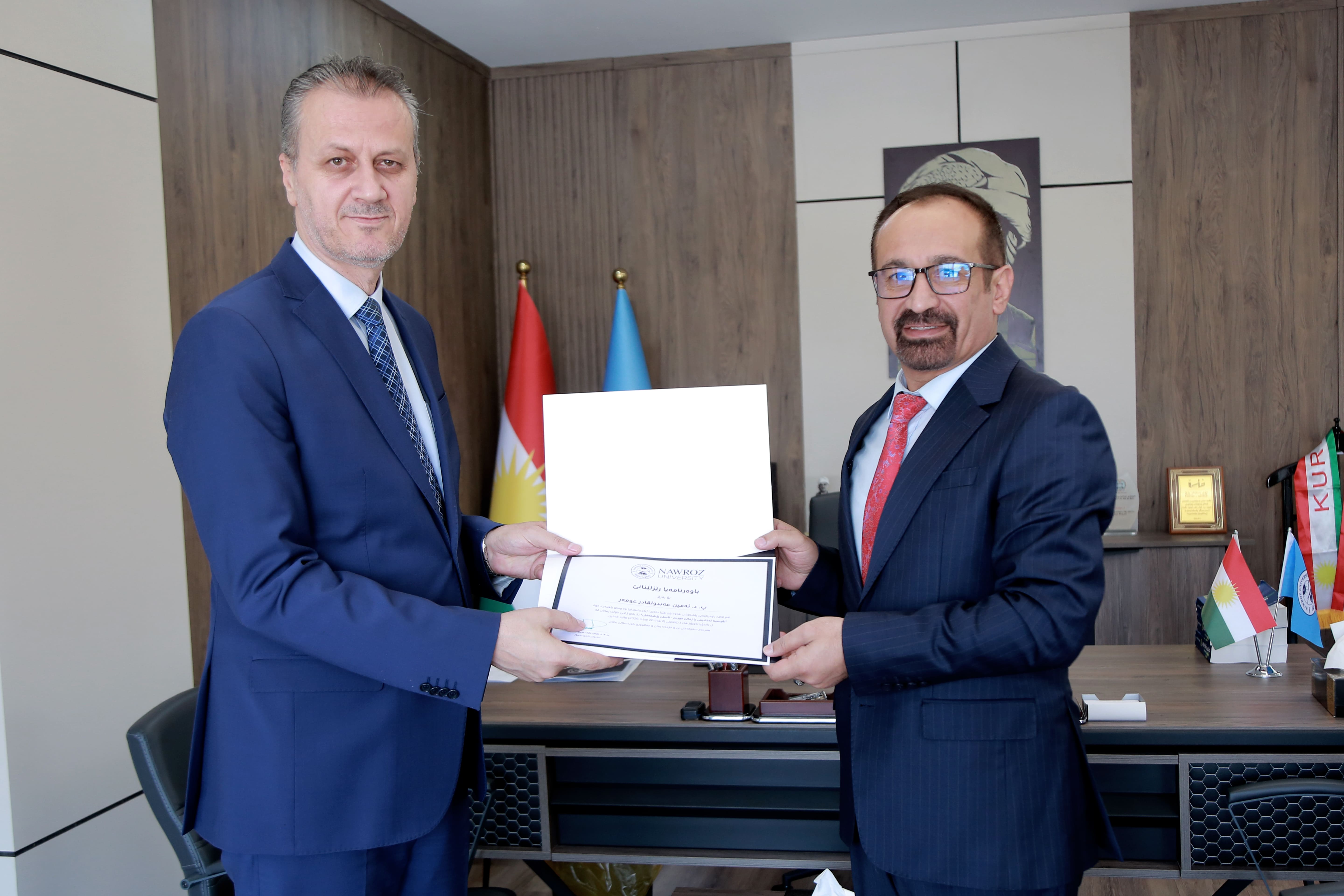 Nawroz University Awards Certificates for Kurdish Academic Writing Course