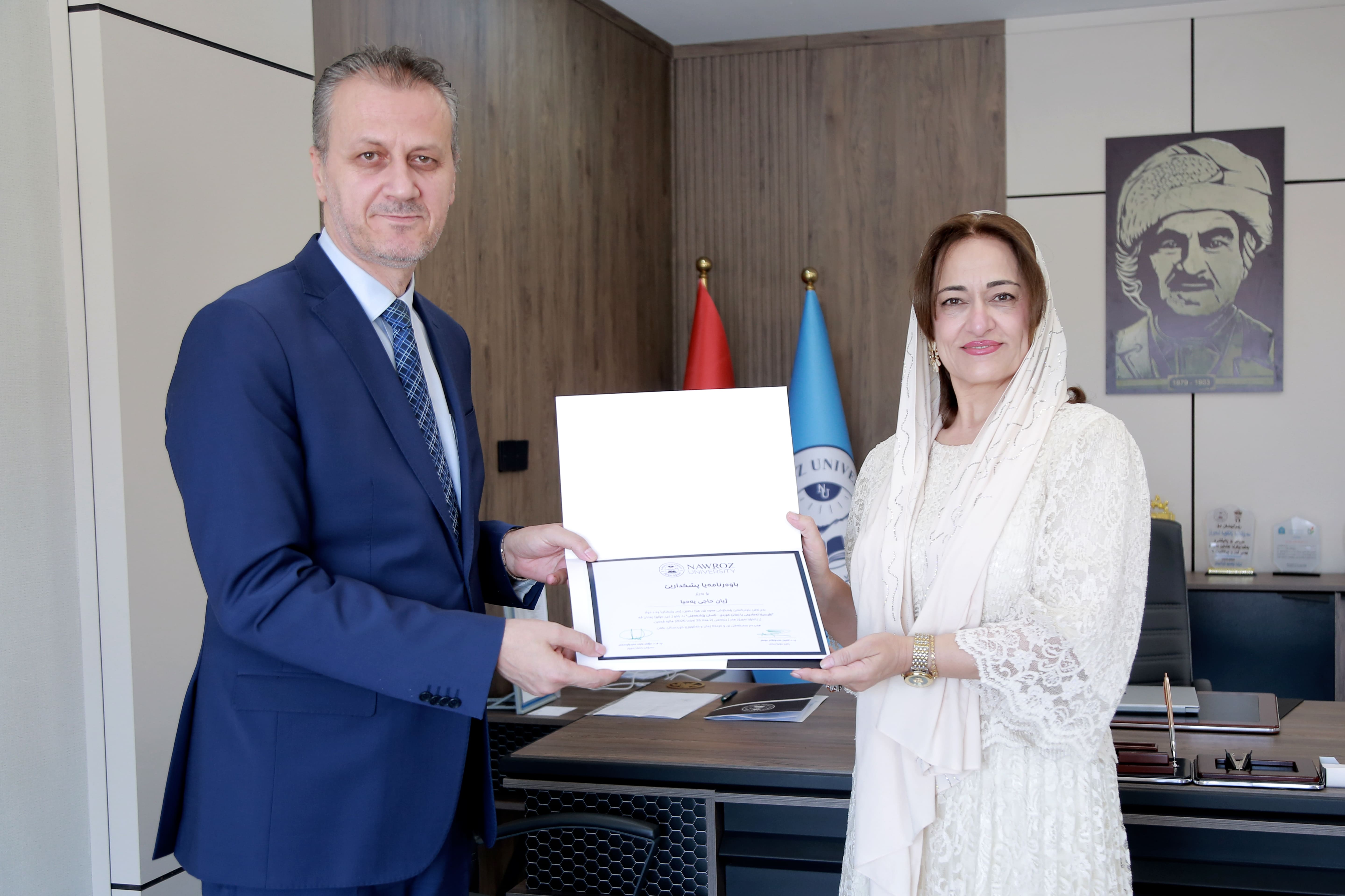 Nawroz University Awards Certificates for Kurdish Academic Writing Course