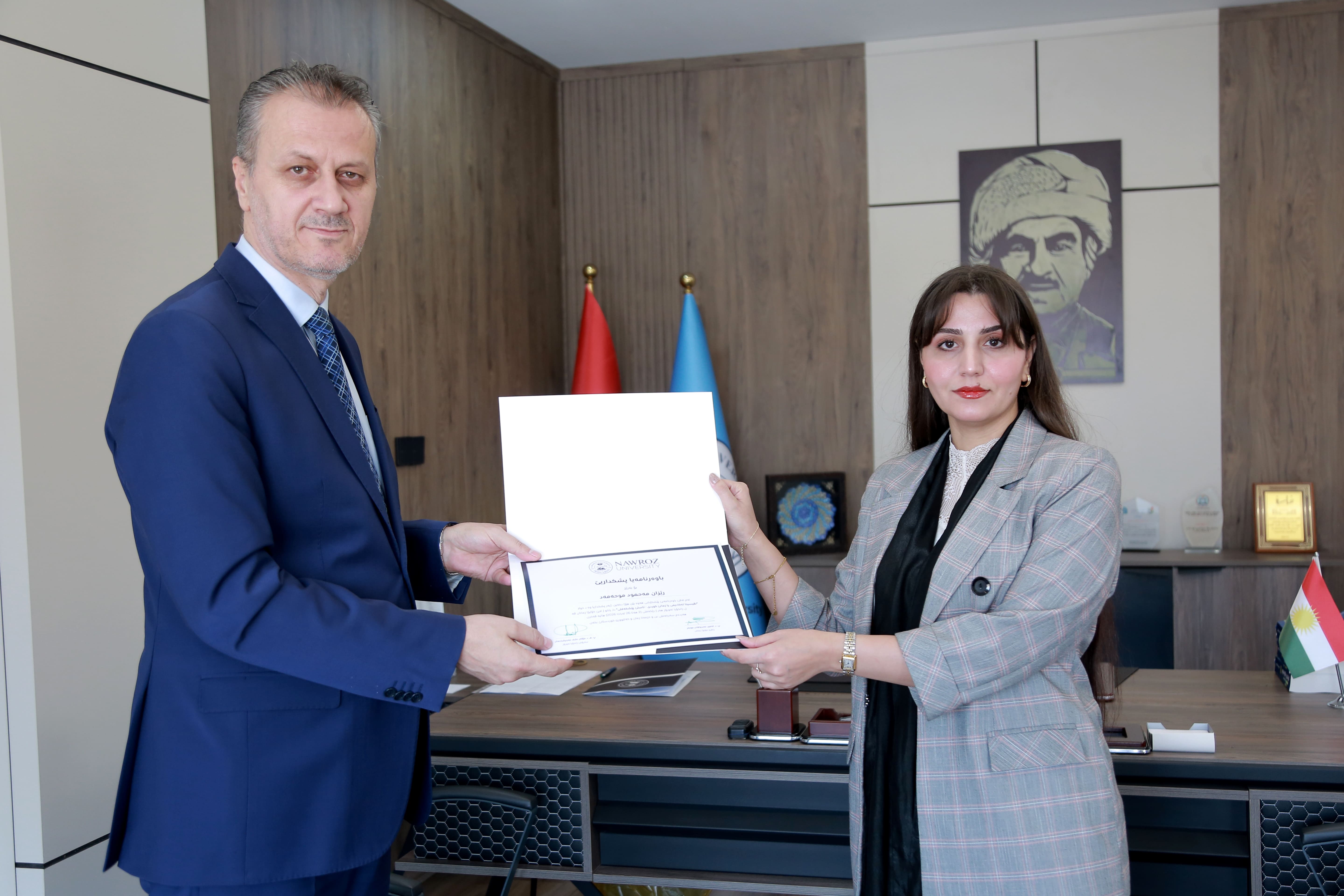 Nawroz University Awards Certificates for Kurdish Academic Writing Course