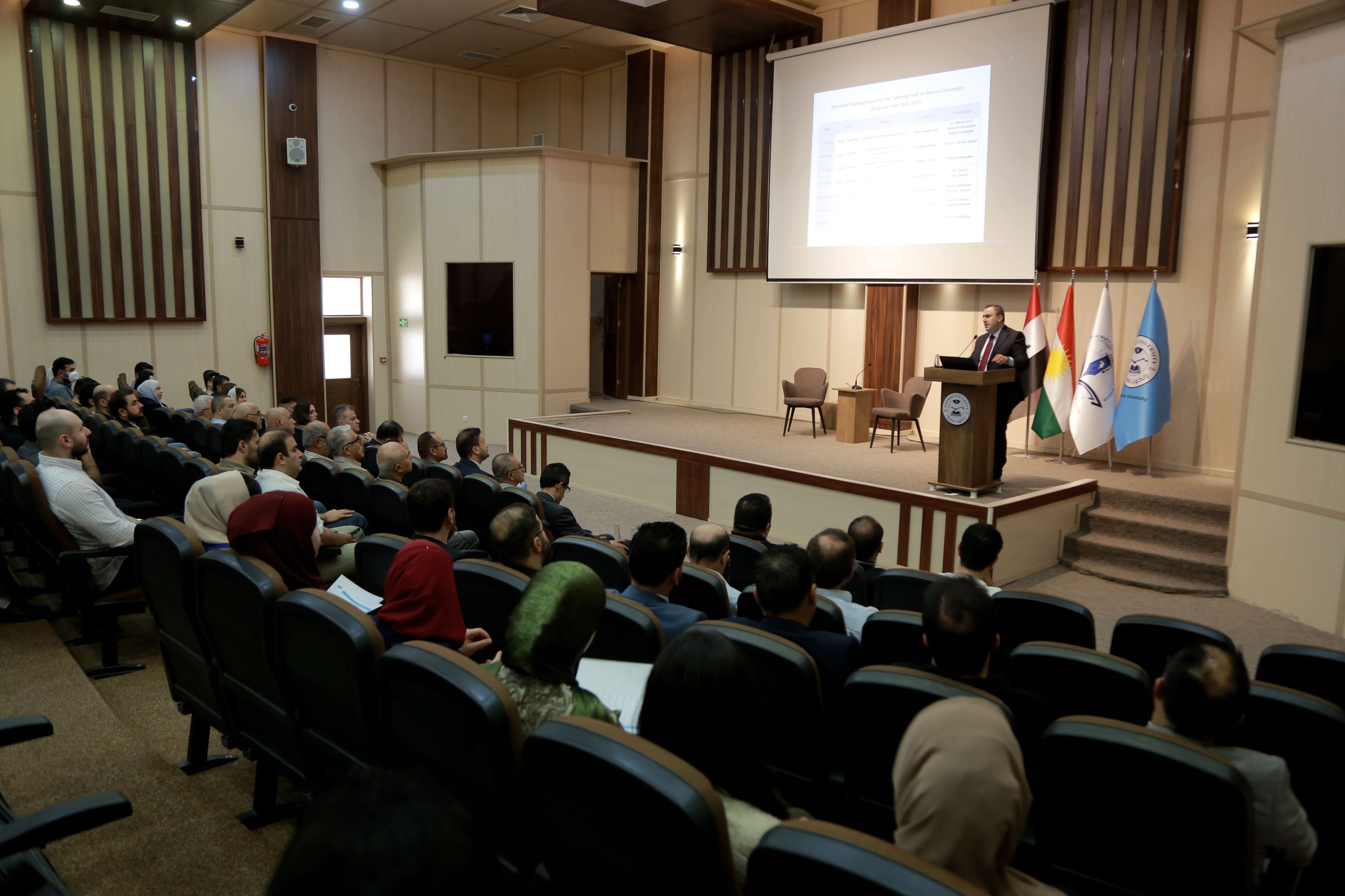 Opening of a Training and Pedagogy Course for Nawroz University Academic Staff