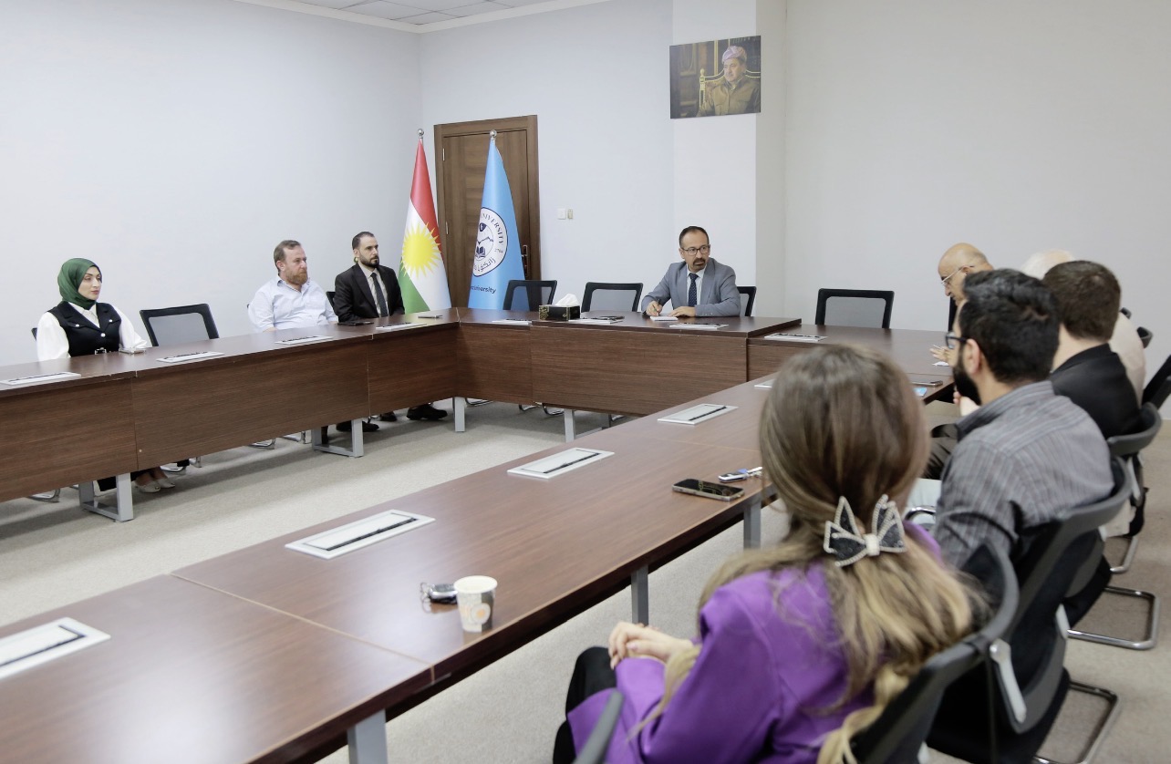 At Nawroz University, College of Languages, a meeting was held for all departments of the college