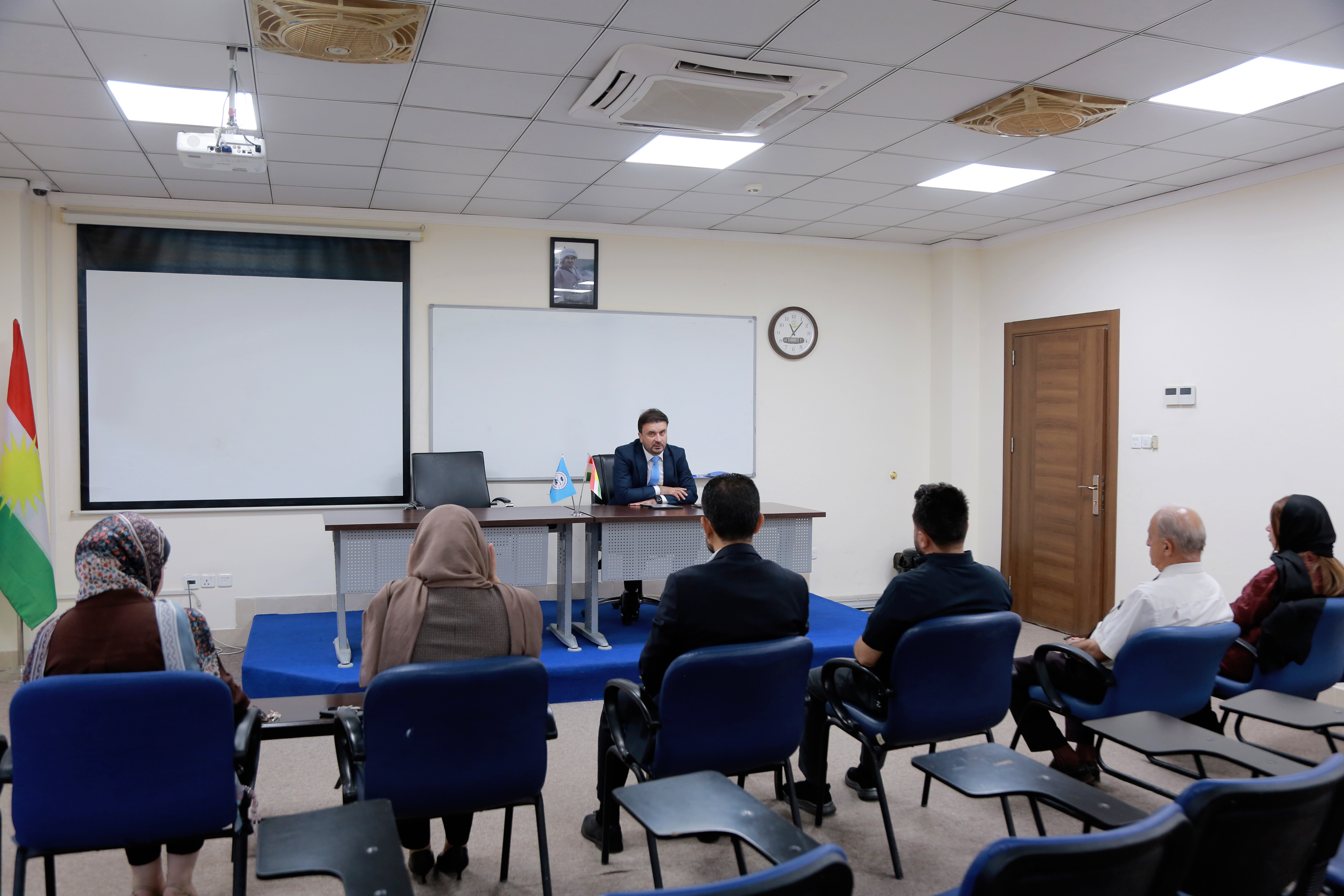 At Nawroz University, College of Administration and Economics, a meeting was held for all Faculty members of the college