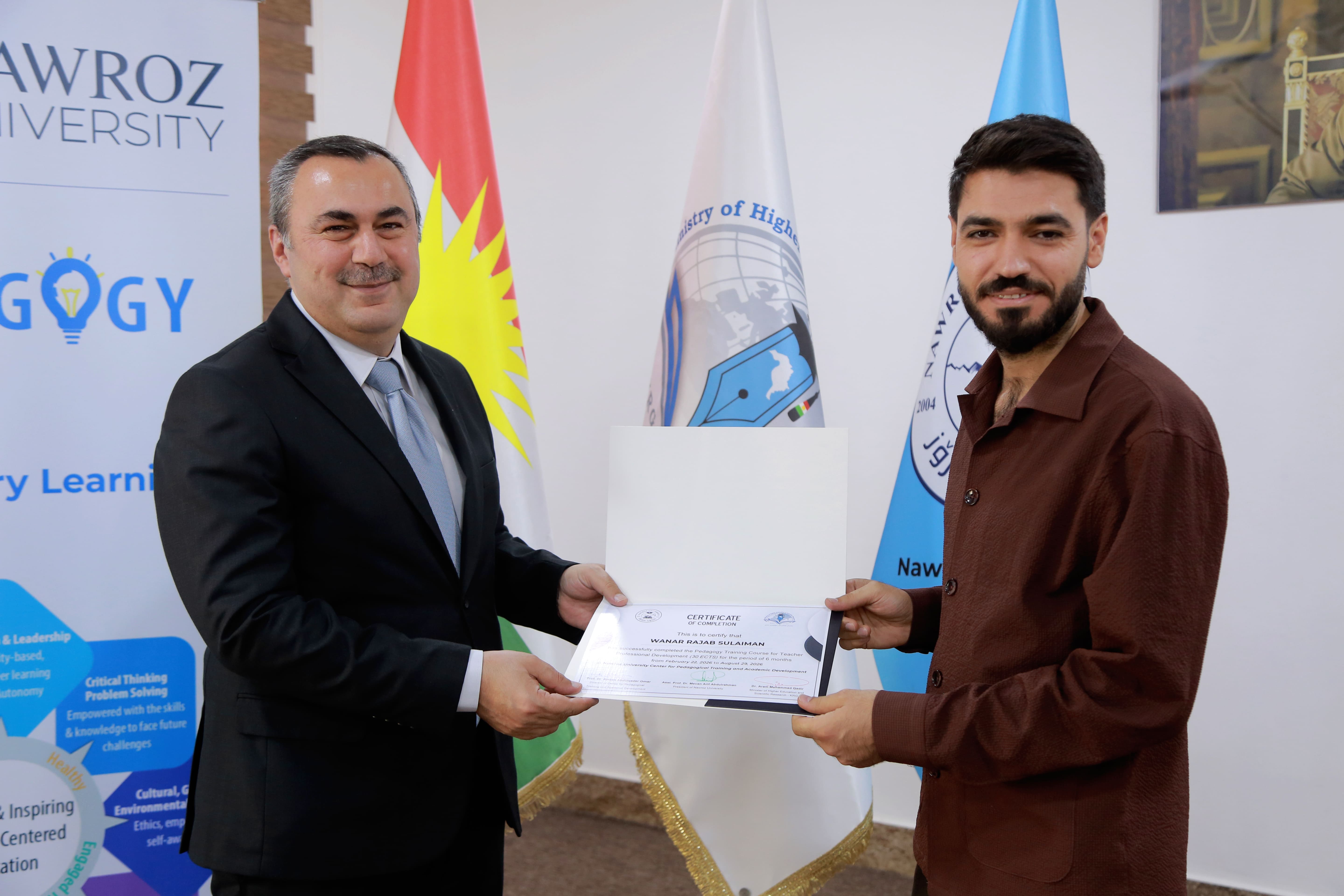 Nawroz University Concludes the 10th Pedagogical Training and Academic Development Course