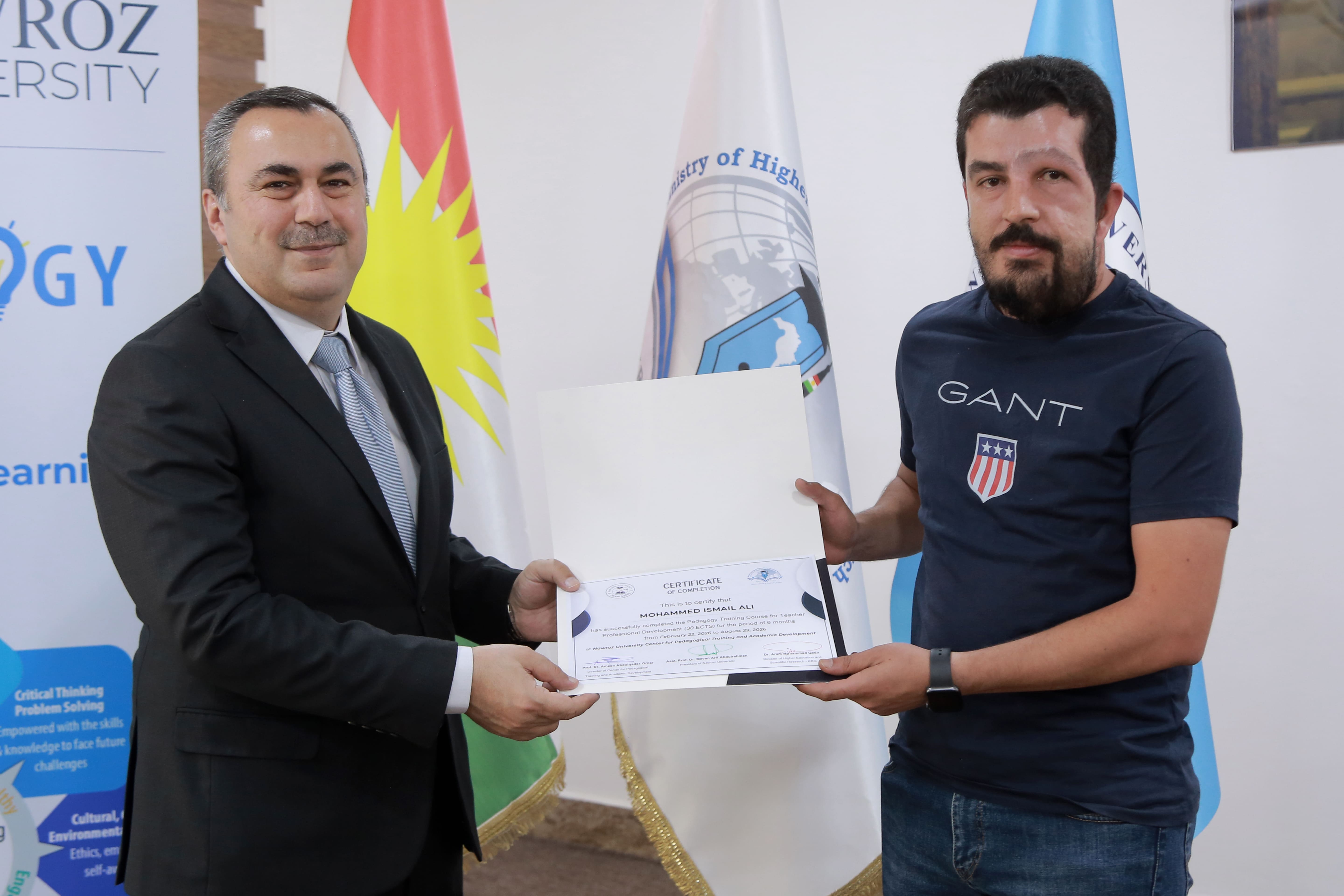 Nawroz University Concludes the 10th Pedagogical Training and Academic Development Course