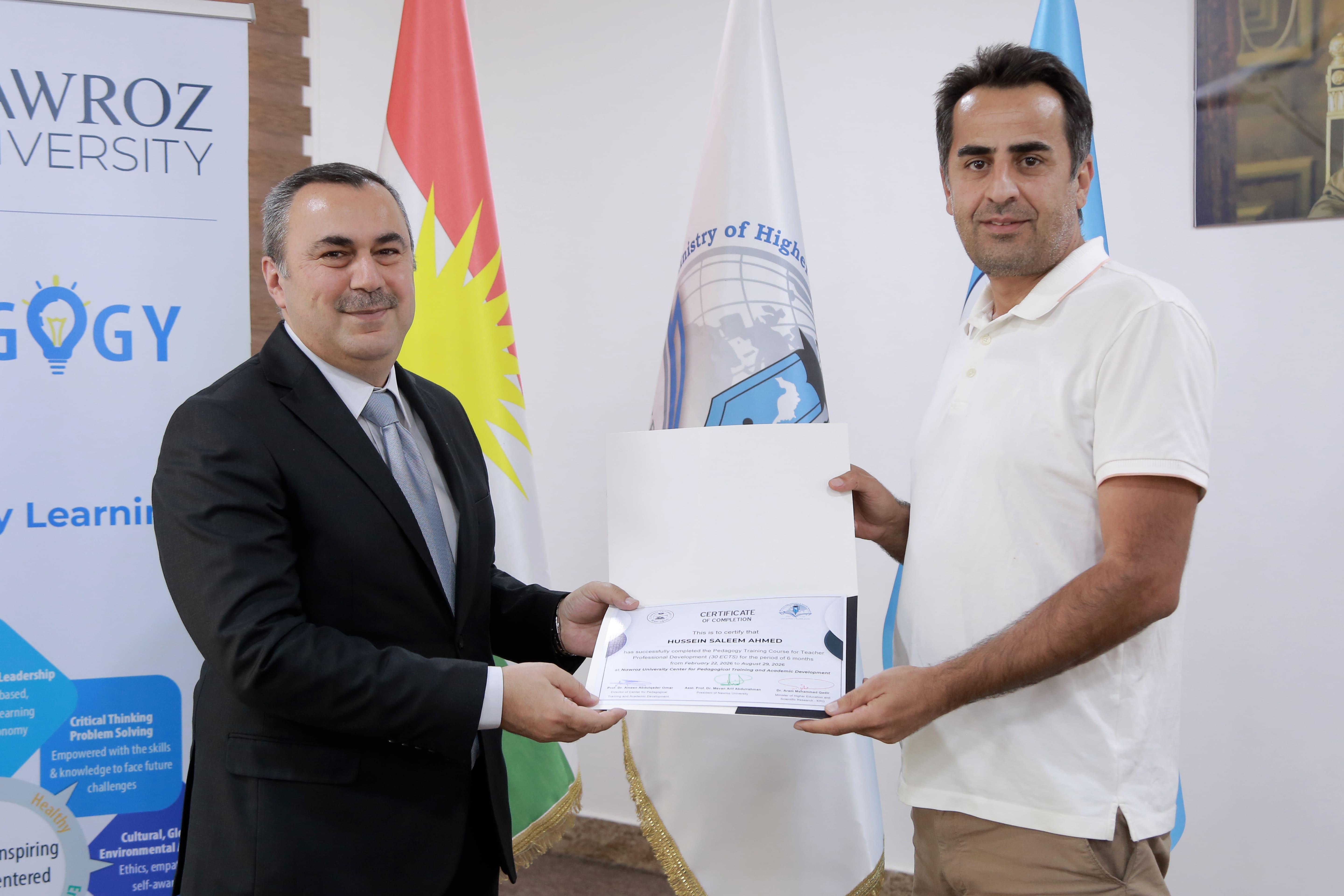 Nawroz University Concludes the 10th Pedagogical Training and Academic Development Course