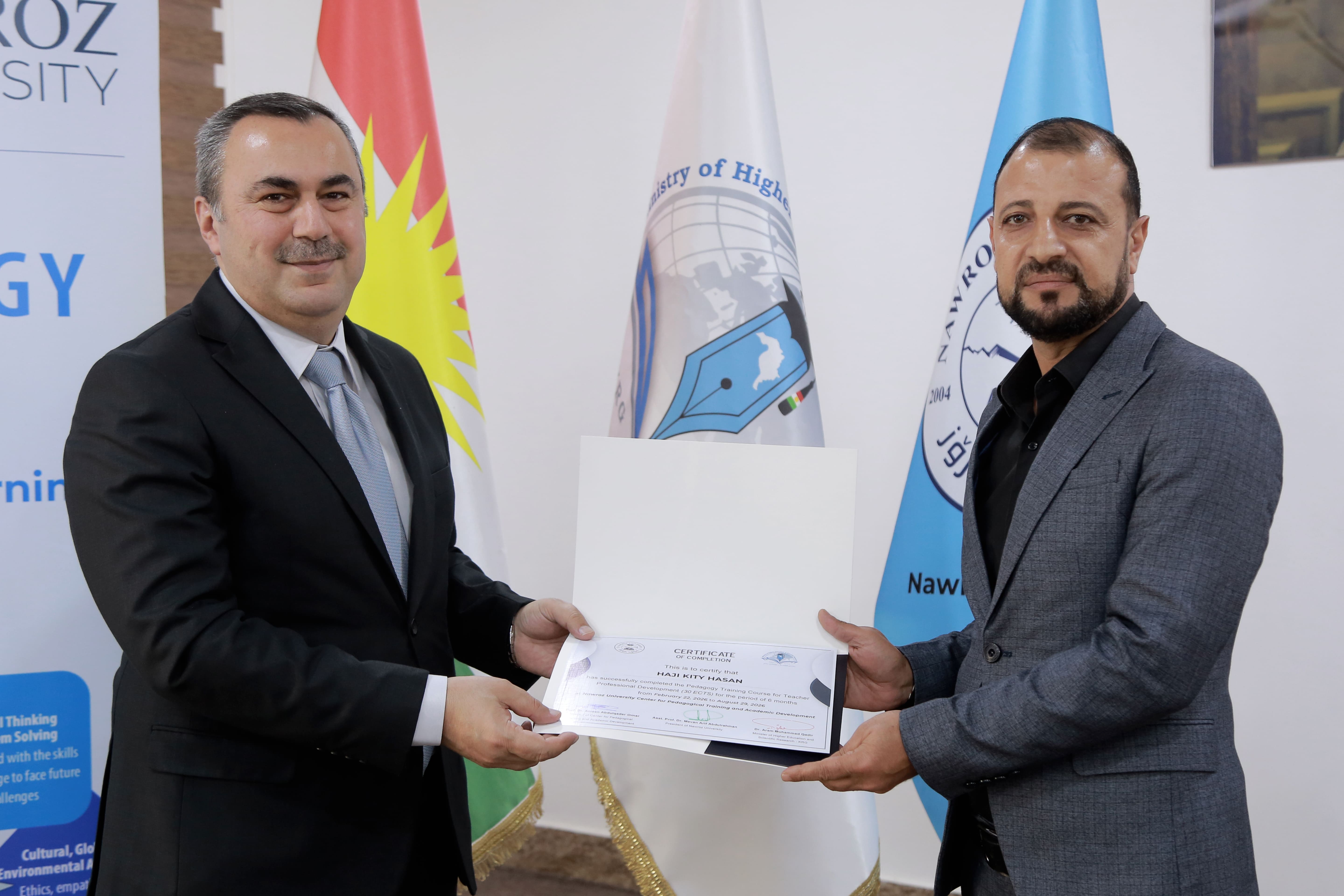 Nawroz University Concludes the 10th Pedagogical Training and Academic Development Course