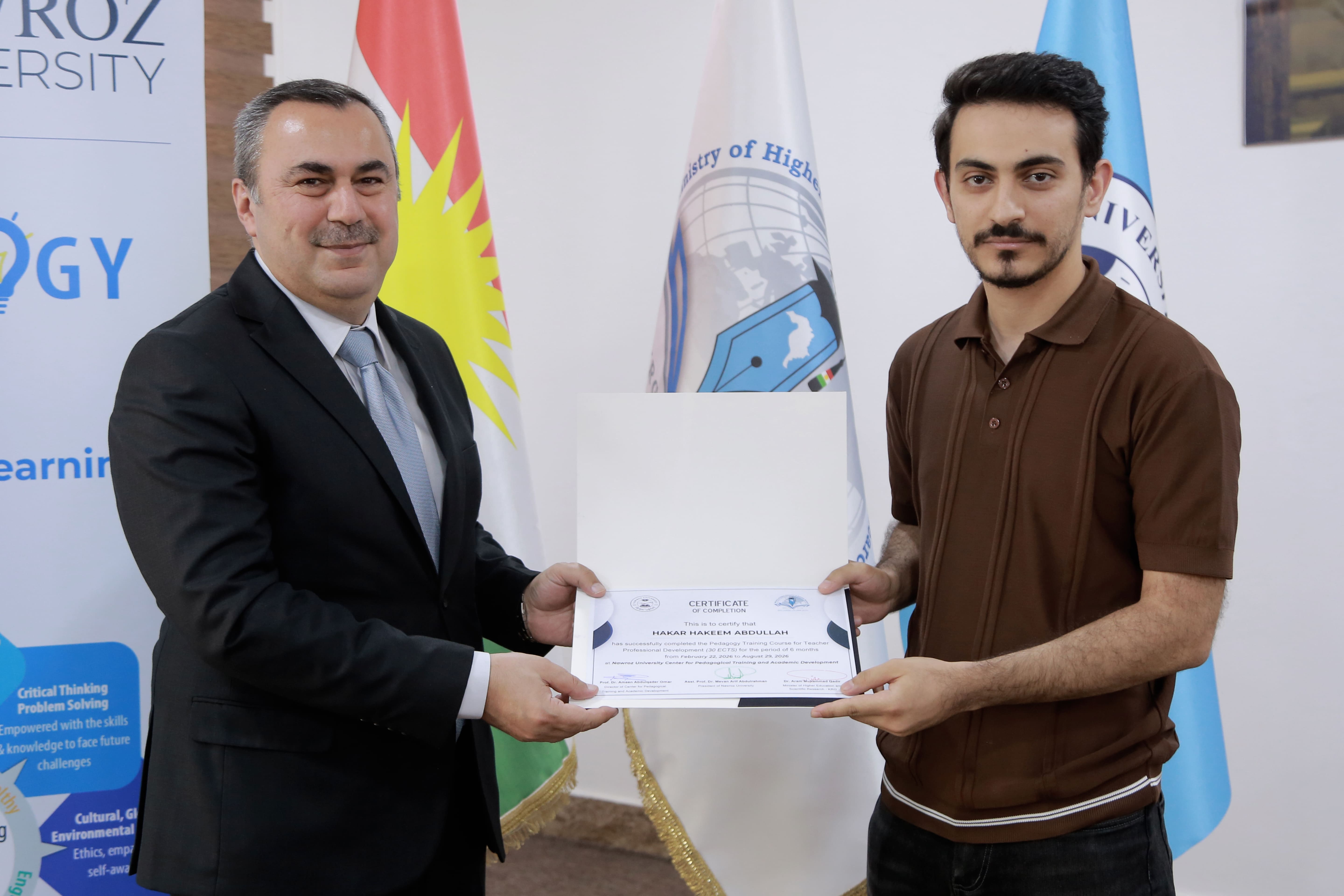 Nawroz University Concludes the 10th Pedagogical Training and Academic Development Course