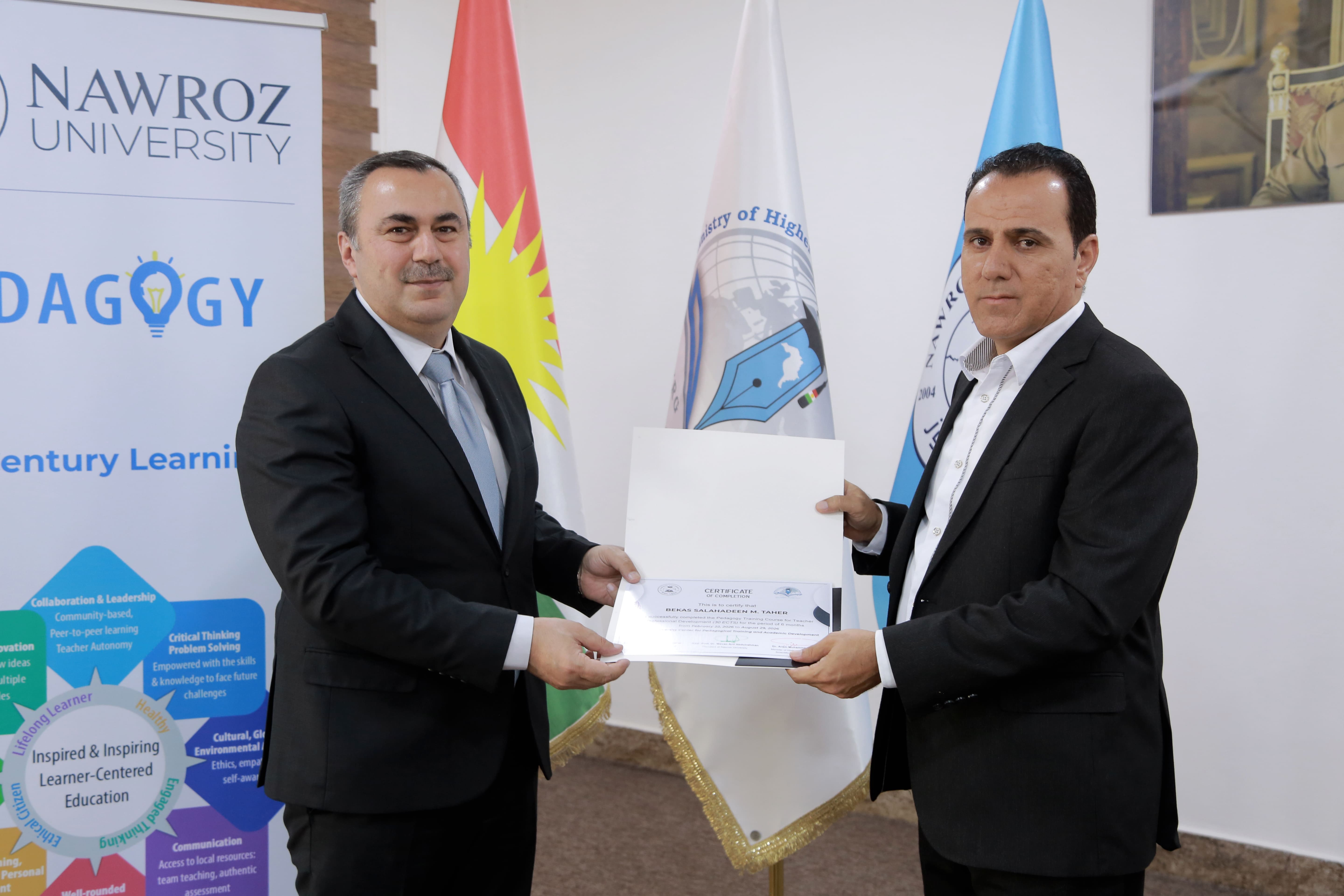 Nawroz University Concludes the 10th Pedagogical Training and Academic Development Course