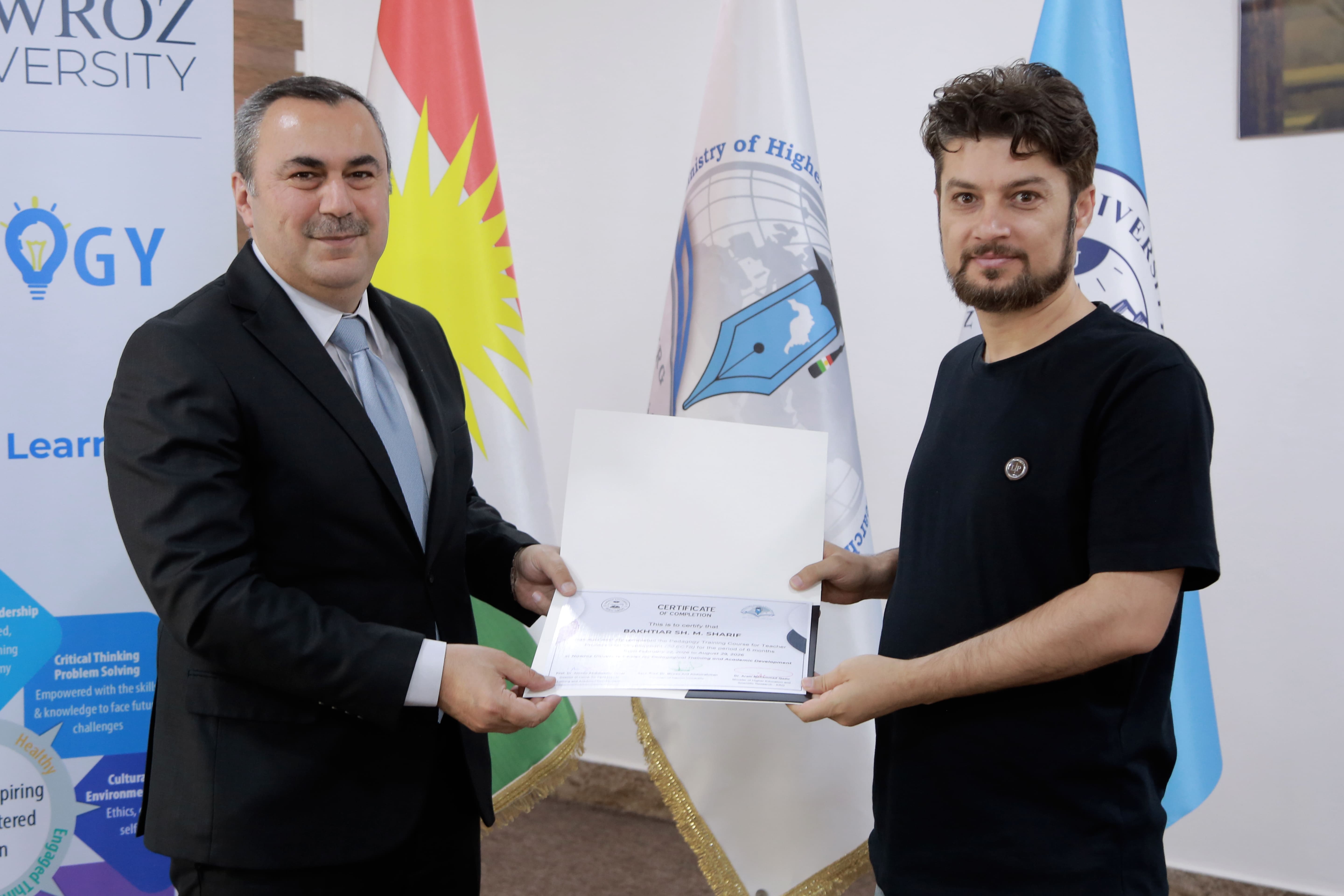Nawroz University Concludes the 10th Pedagogical Training and Academic Development Course