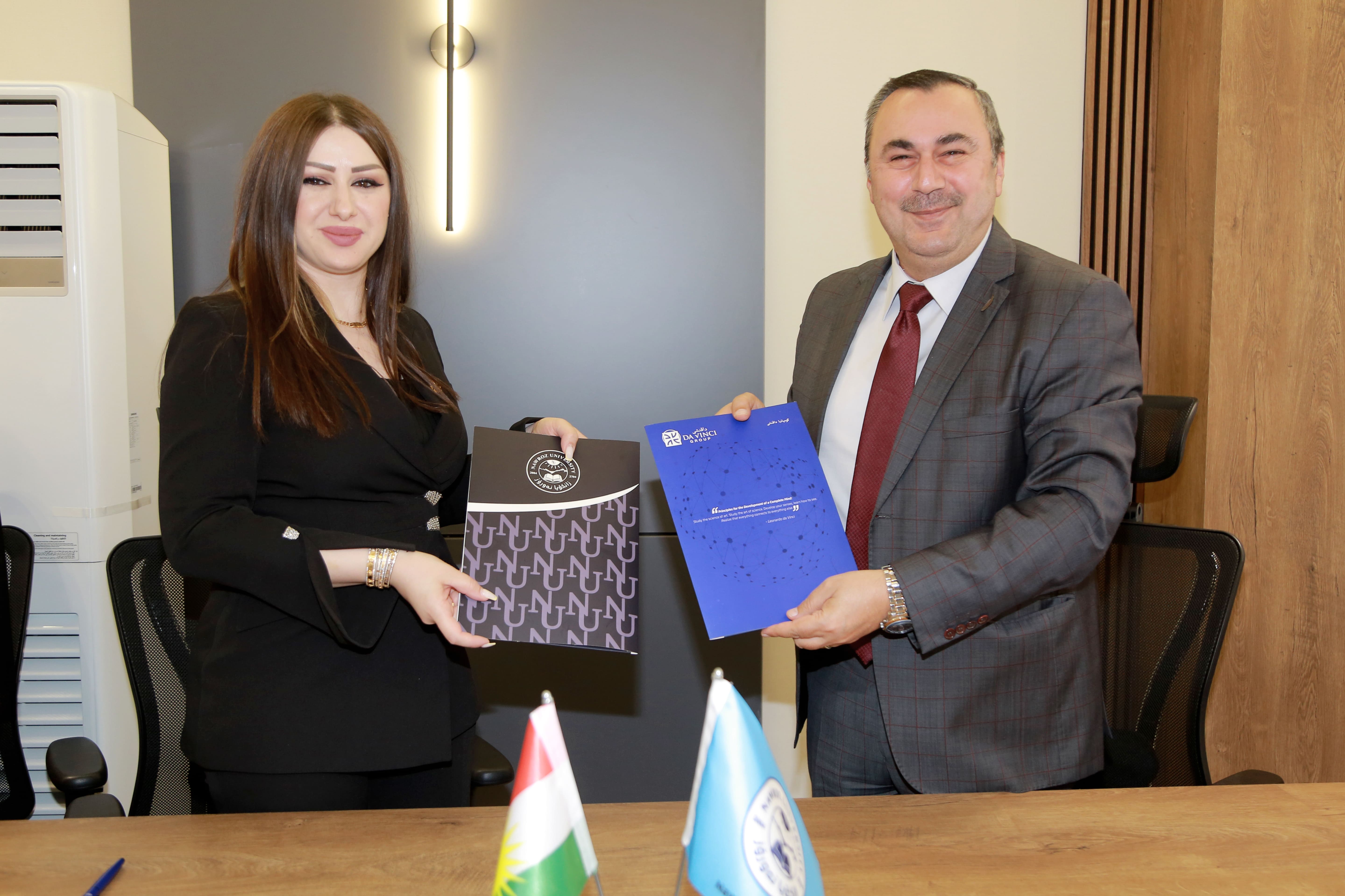 Nawroz University and Da Vinci Institute Sign a Memorandum of Understanding