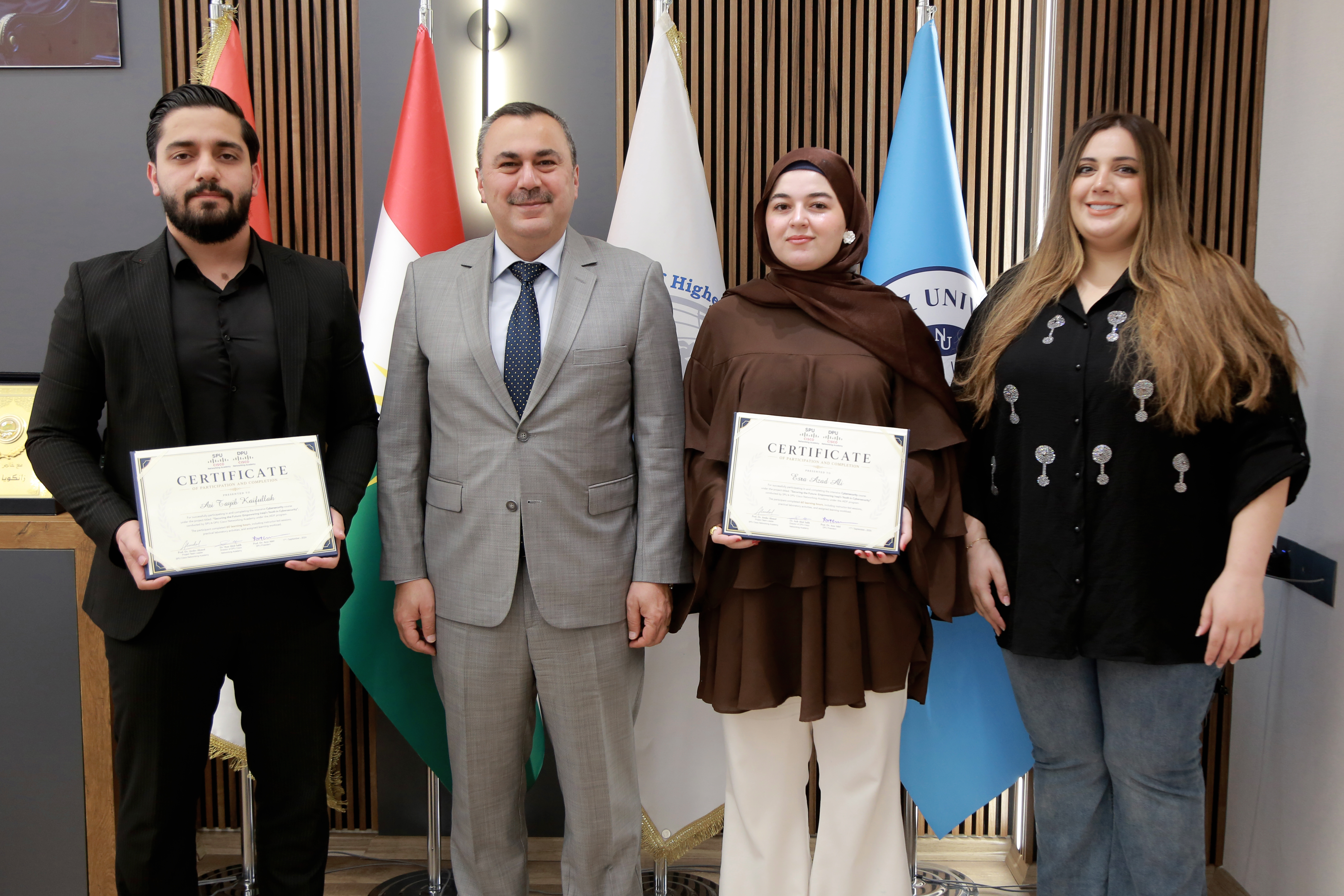 Nawroz University Students Participate in Intensive Cybersecurity Course
