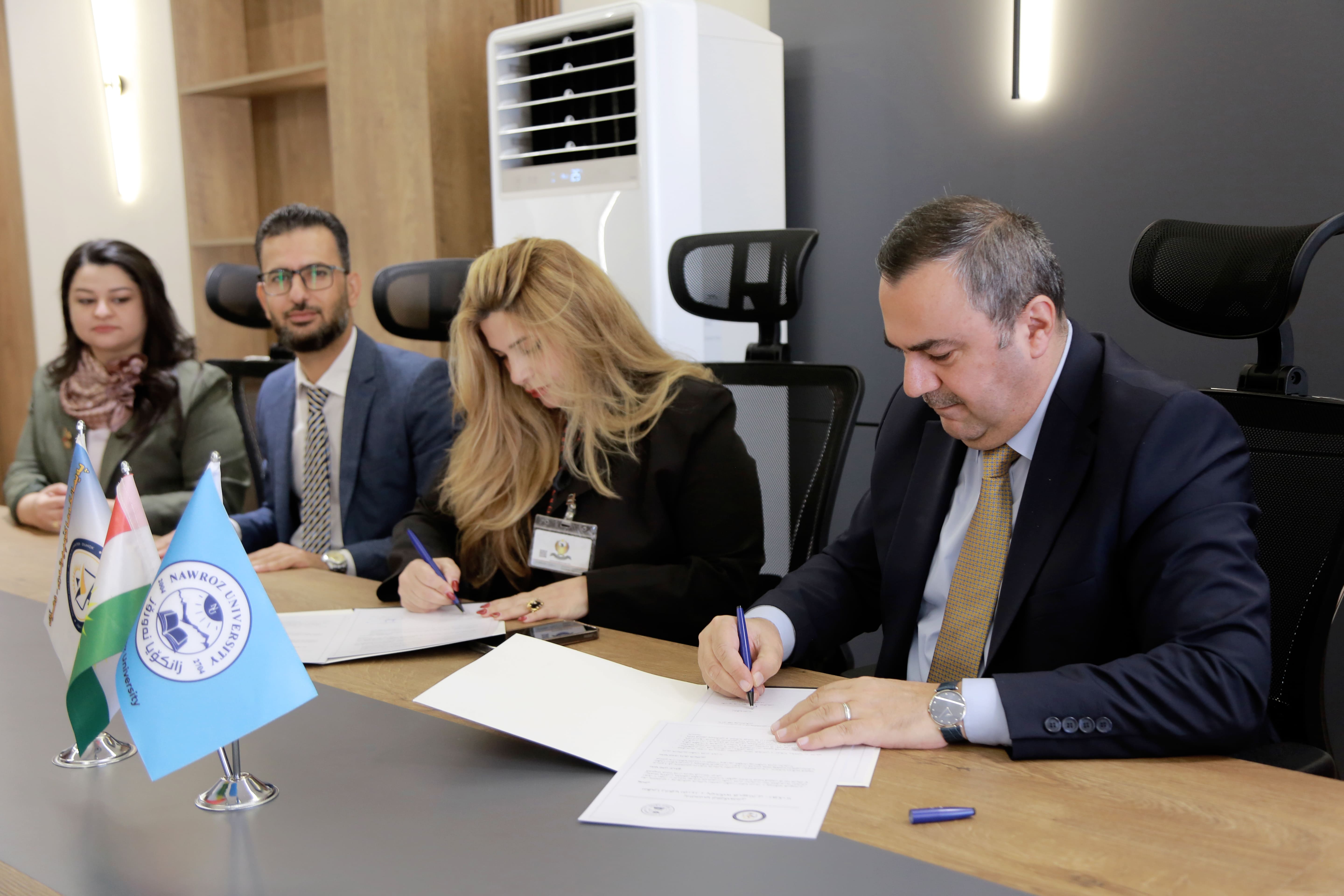Nawroz University Signs Memorandum of Understanding with Institute of Computer - Duhok