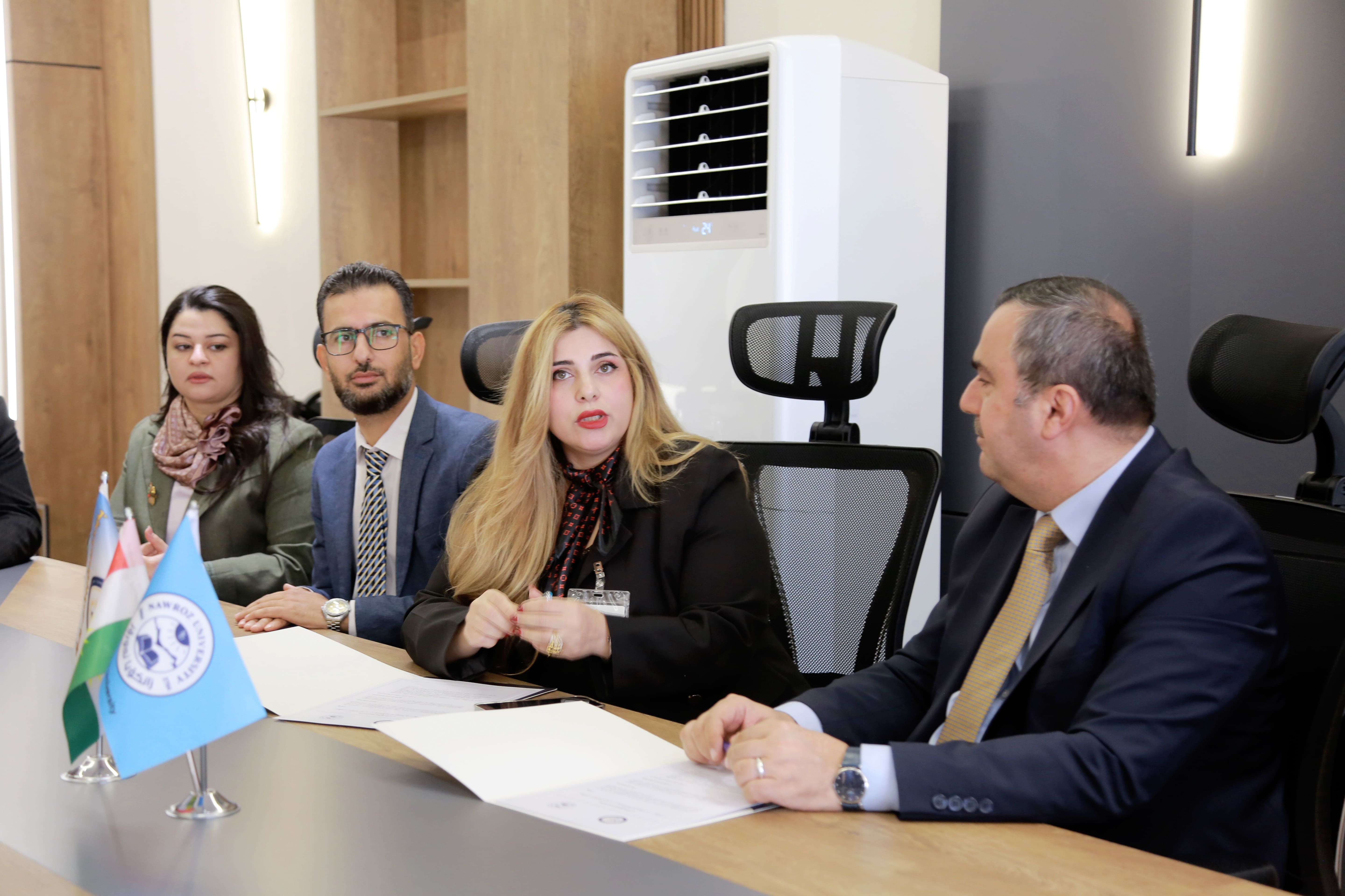 Nawroz University Signs Memorandum of Understanding with Institute of Computer - Duhok