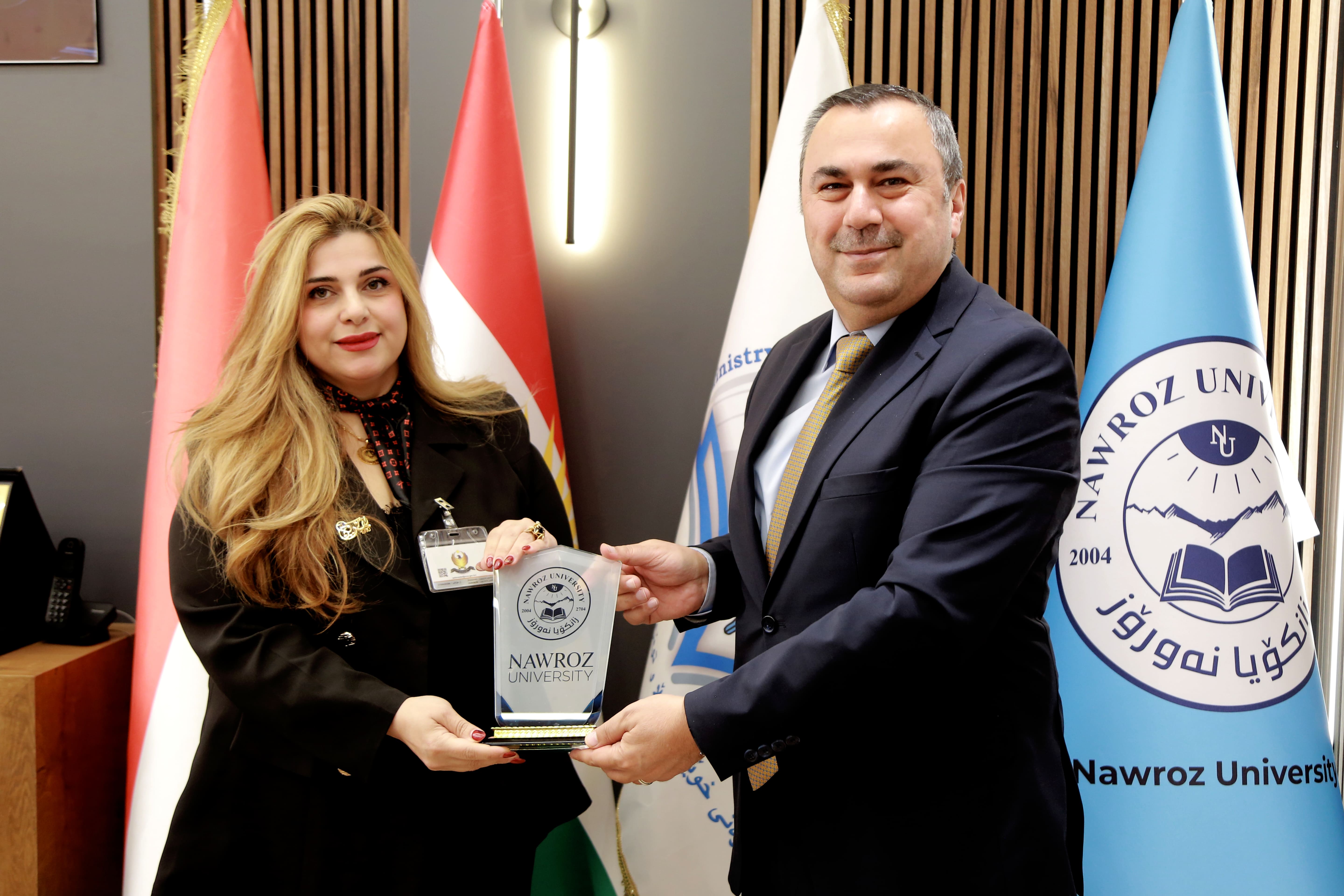 Nawroz University Signs Memorandum of Understanding with Institute of Computer - Duhok