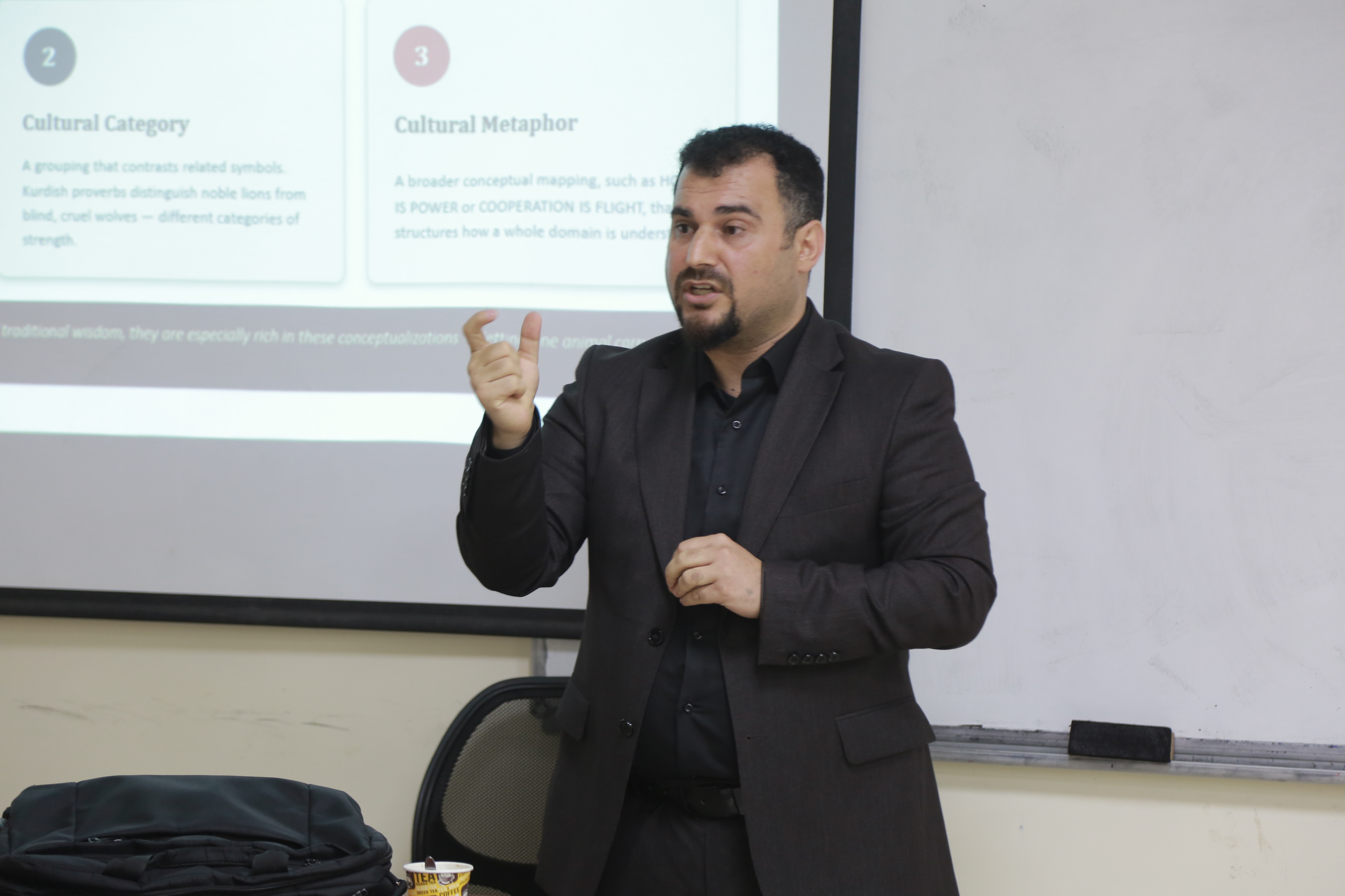 Nawroz University organizes a seminar on "A Comparison of Animal Symbols in Kurdish and English Proverbs"