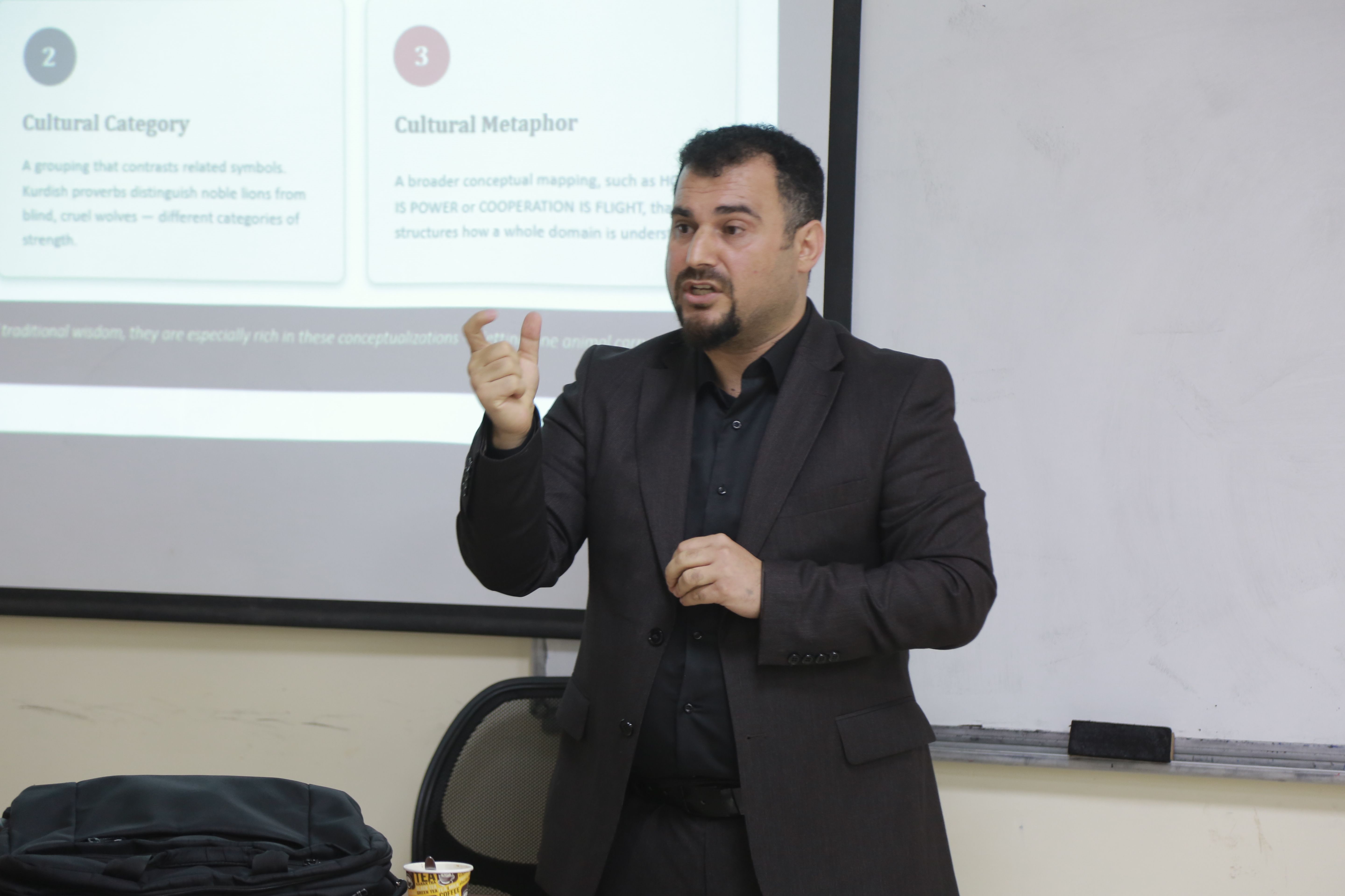 Nawroz University organizes a seminar on "A Comparison of Animal Symbols in Kurdish and English Proverbs"