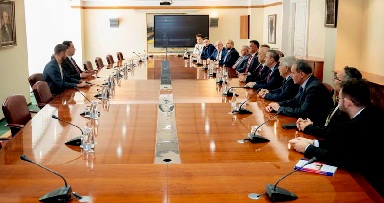 Nawroz University President Meets North Macedonia’s First Deputy Prime Minister as Part of International Academic Delegation