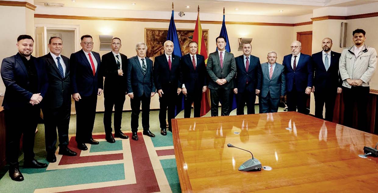Nawroz University President Meets North Macedonia’s First Deputy Prime Minister as Part of International Academic Delegation