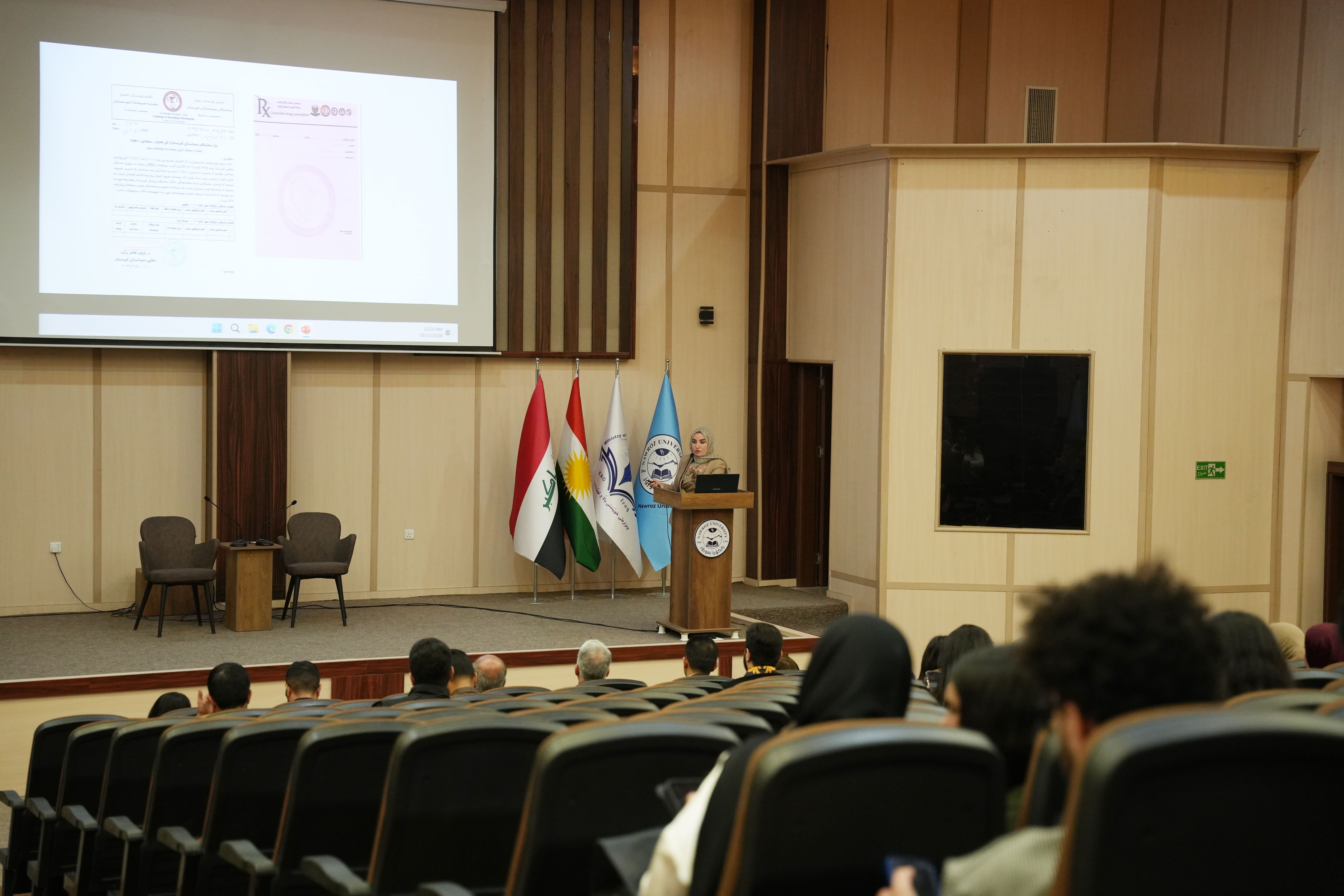 The College of Pharmacy at Nawroz University Holds Symposium on World Mental Health Day