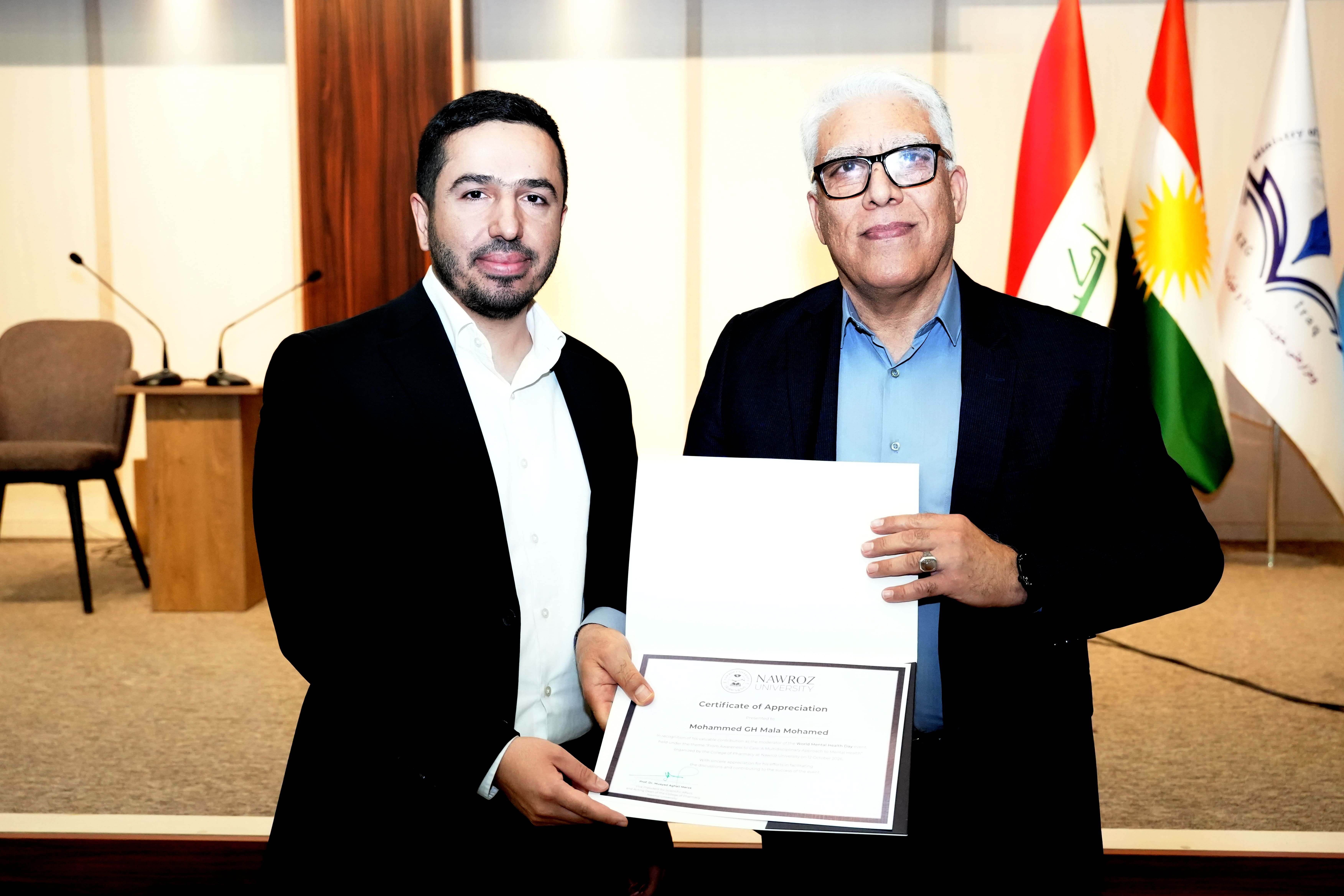 The College of Pharmacy at Nawroz University Holds Symposium on World Mental Health Day