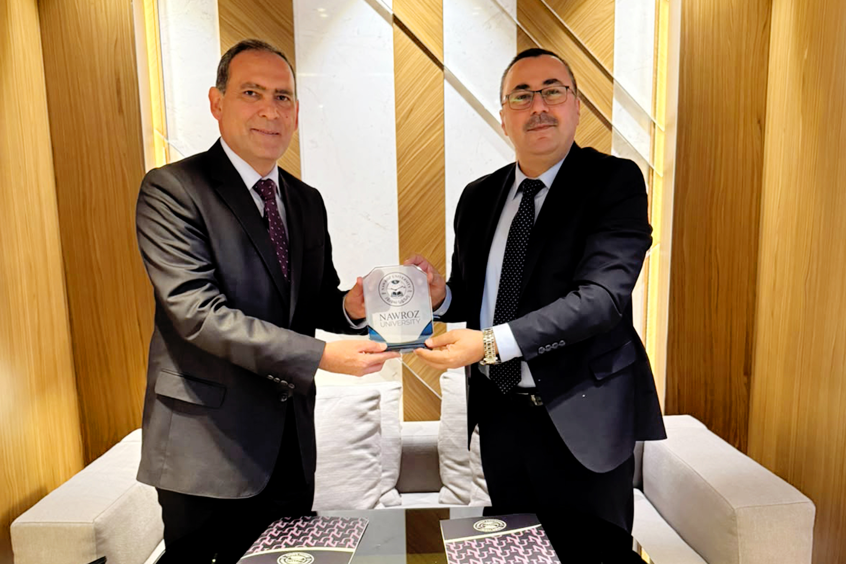 Nawroz University President Signs Two MoUs with International Universities in North Macedonia