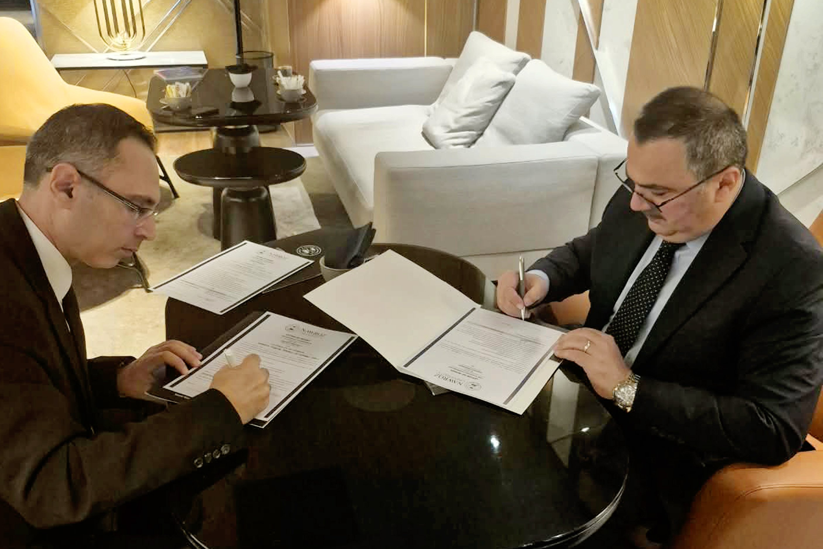 Nawroz University President Signs Two MoUs with International Universities in North Macedonia