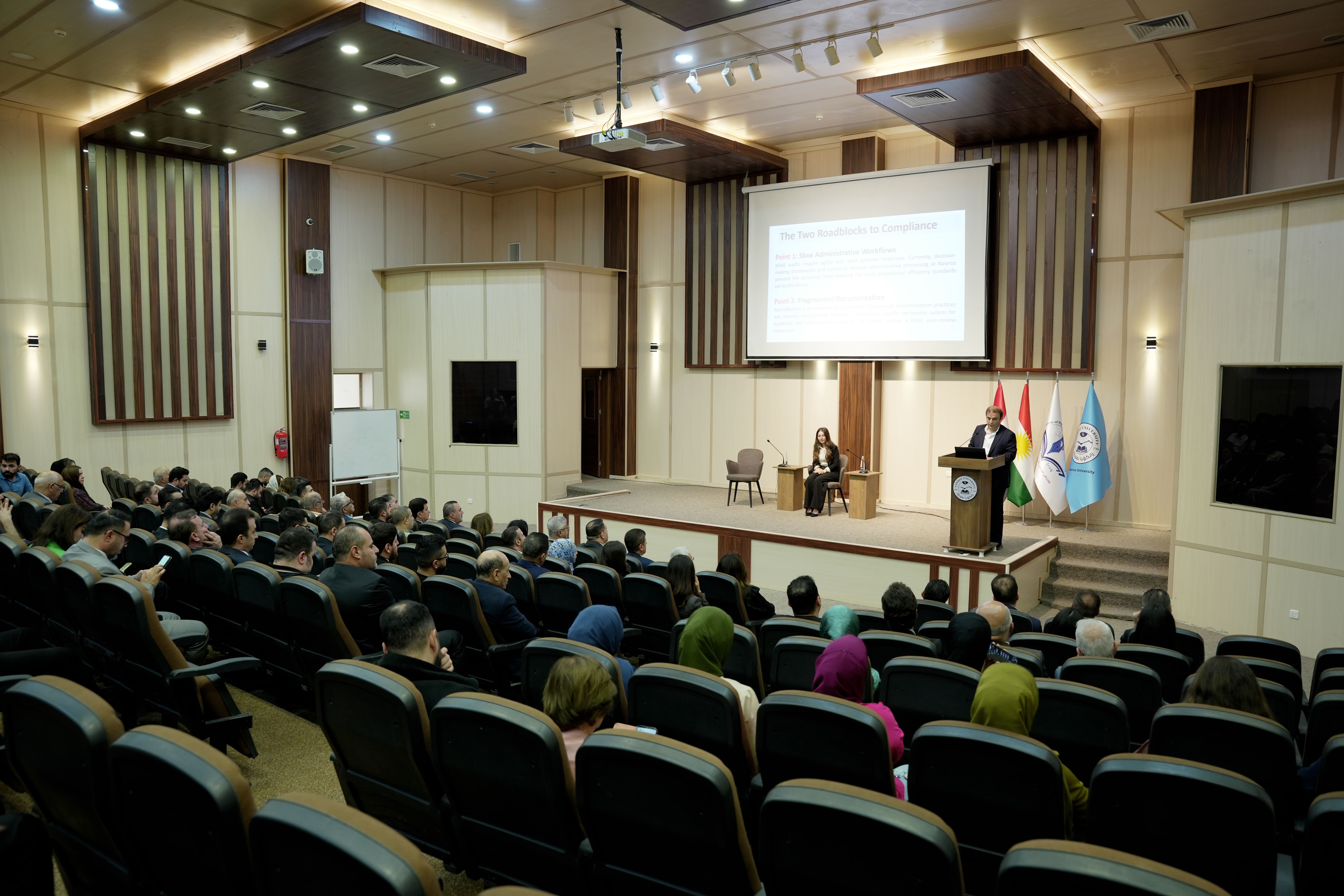 Nawroz University Holds Seminar on Institutional Accreditation Requirements (KAAE)