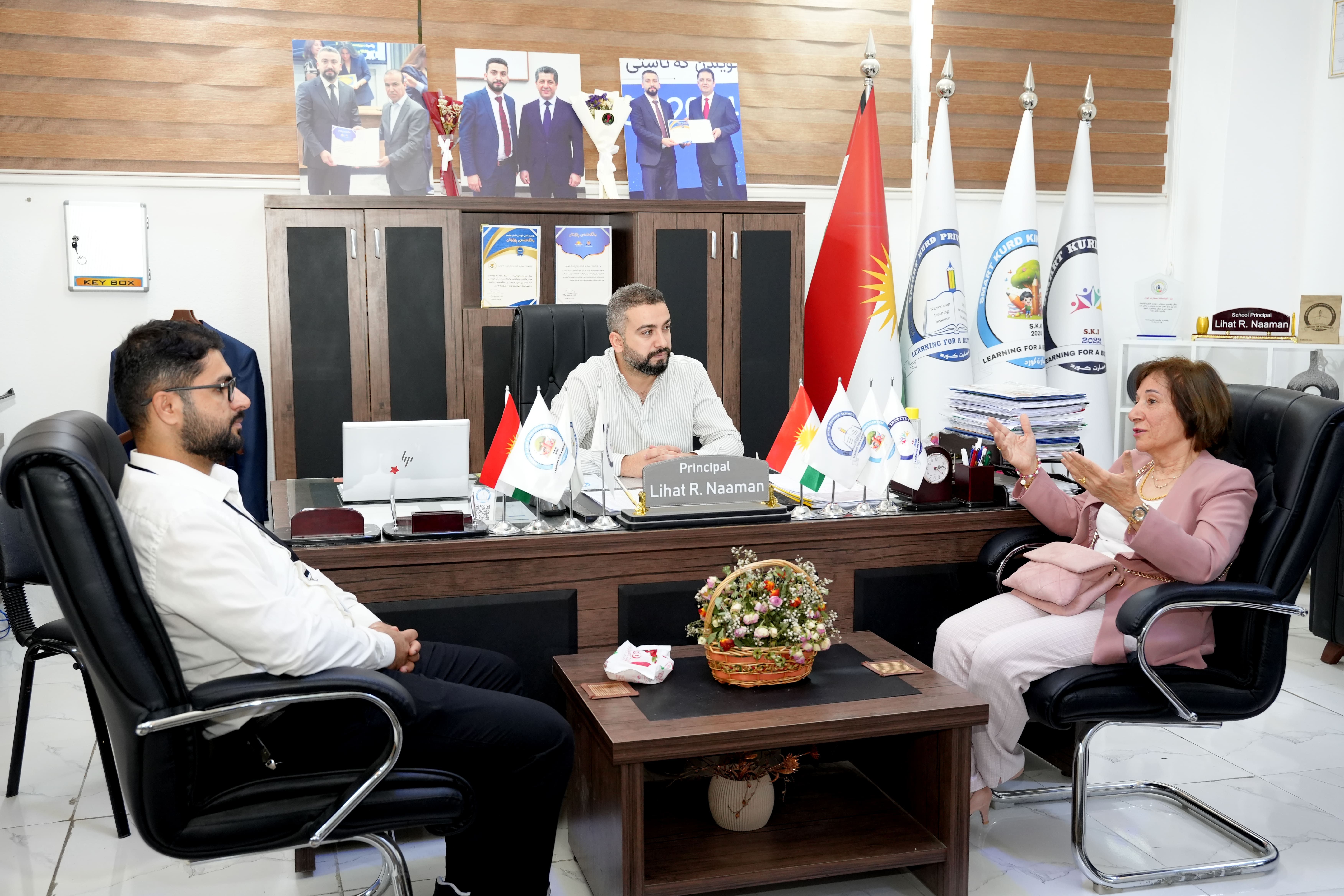 Nawroz University Organizes a Scientific Visit by Pharmacy Students to Smart Kurd Private School
