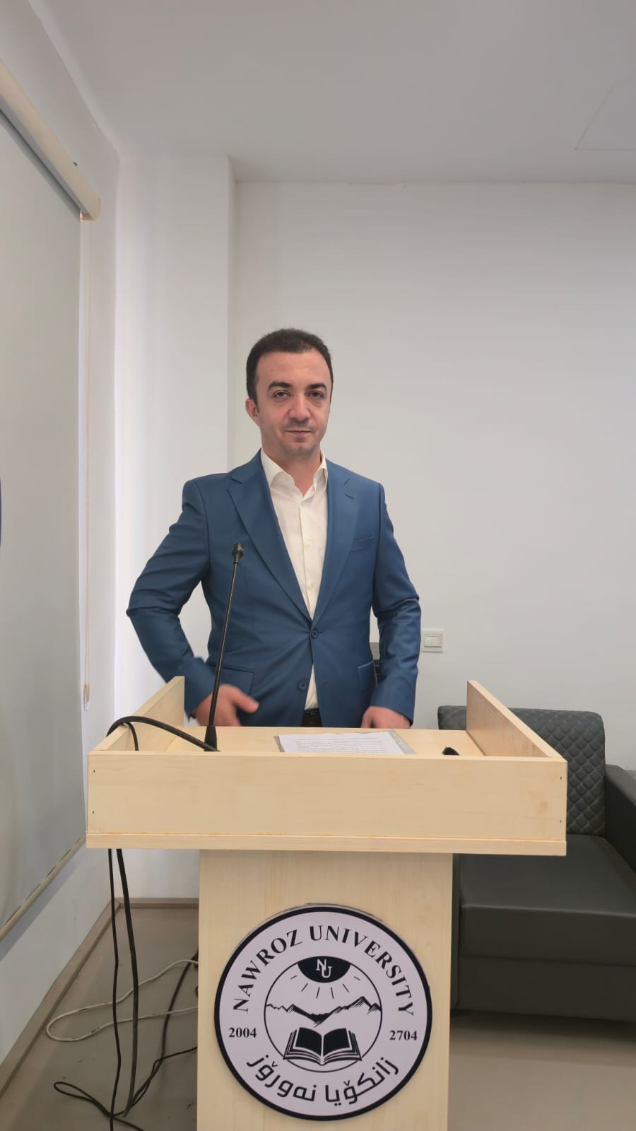 A seminar on professional and academic guidelines and ethics was organized at Nawroz University