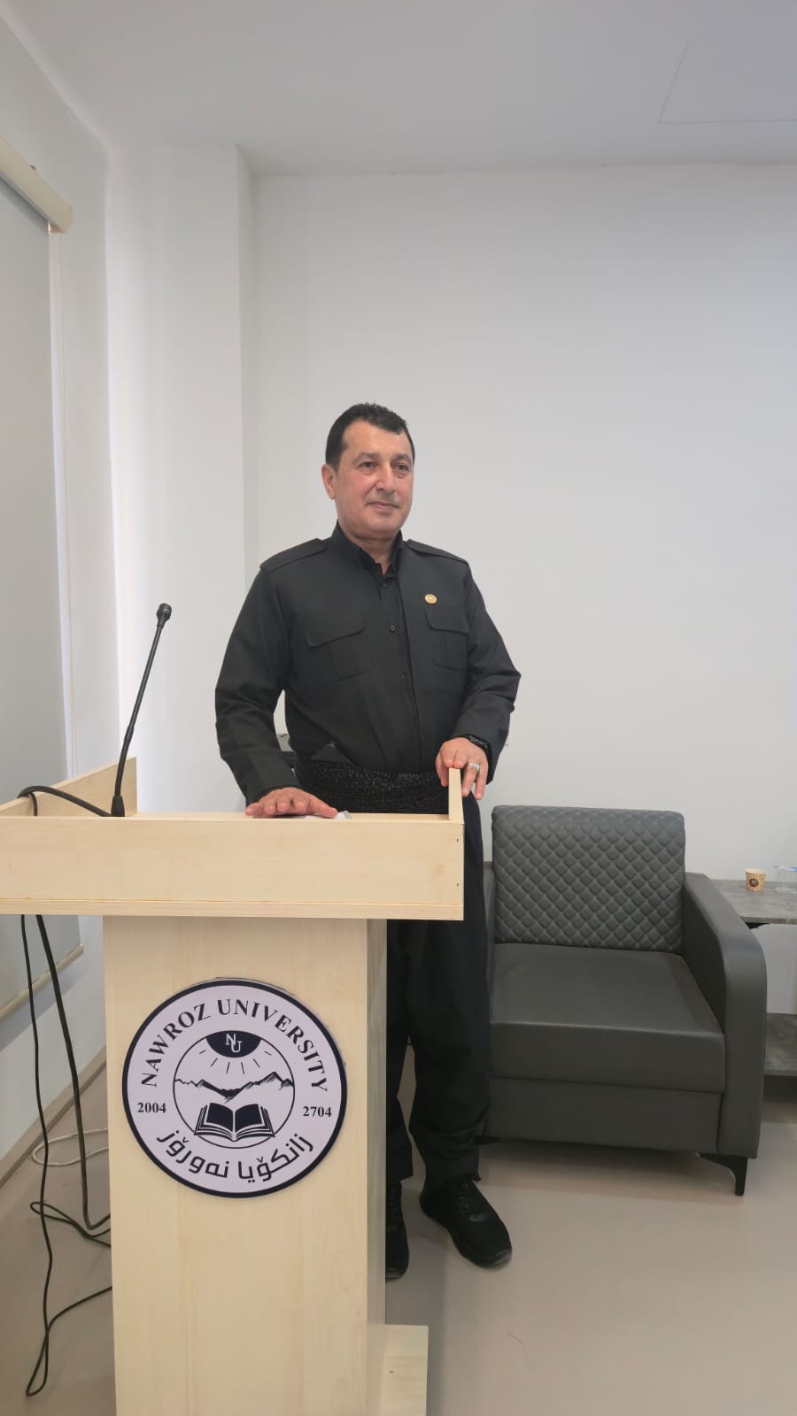 A seminar on professional and academic guidelines and ethics was organized at Nawroz University