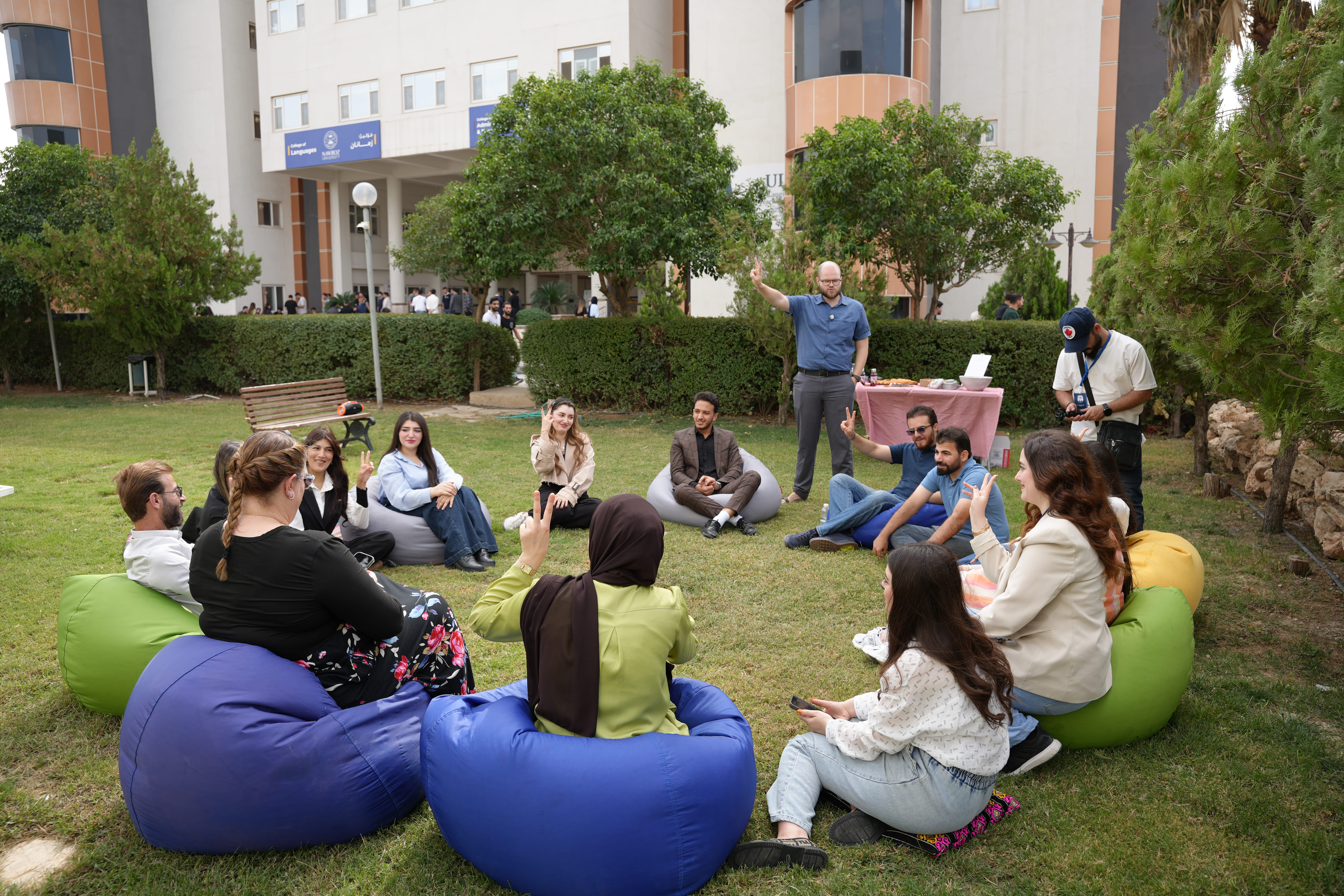 Nawroz University’s Universal Language Centre (ULC) Organizes Interactive English Learning Activity Beyond the Classroom