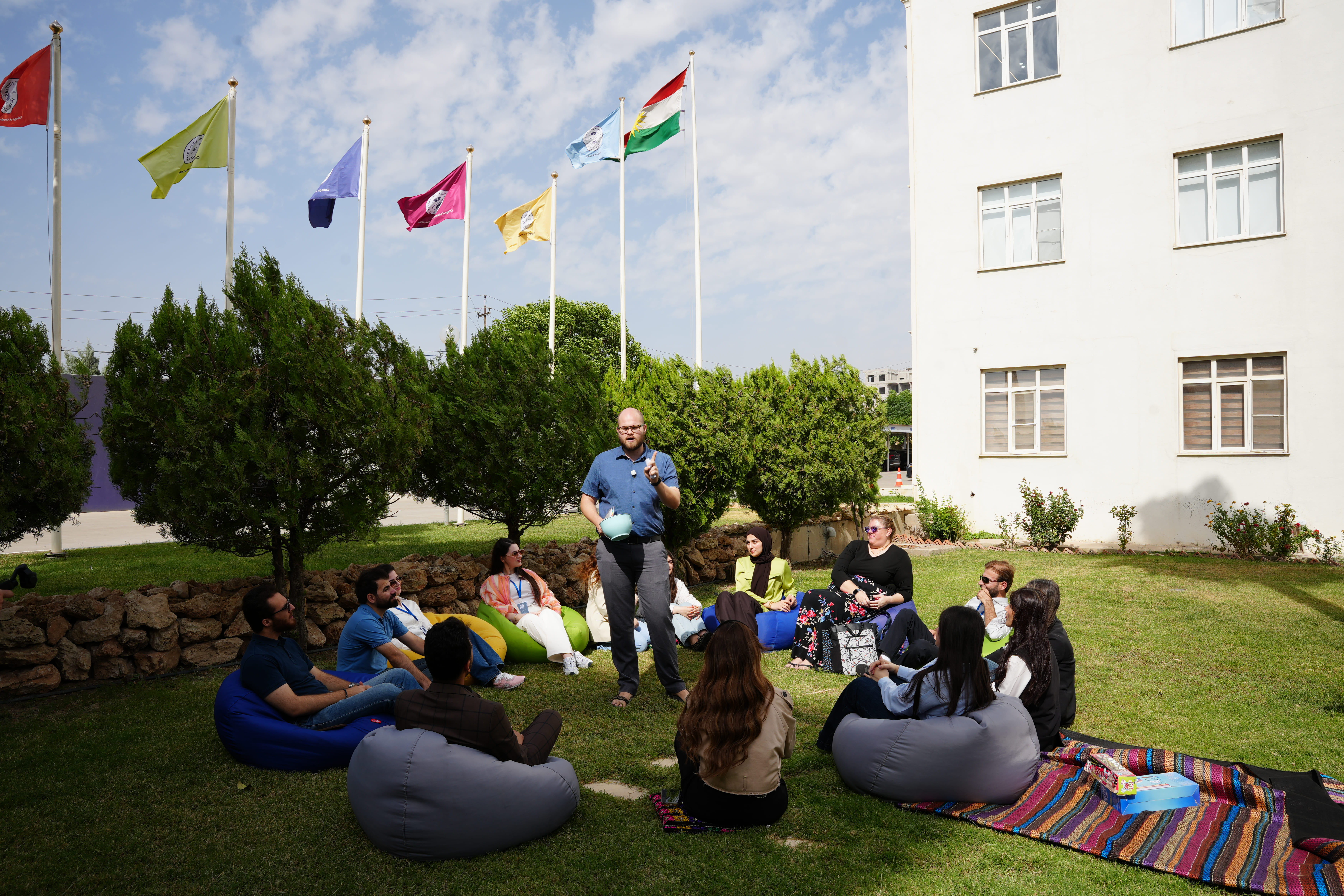 Nawroz University’s Universal Language Centre (ULC) Organizes Interactive English Learning Activity Beyond the Classroom