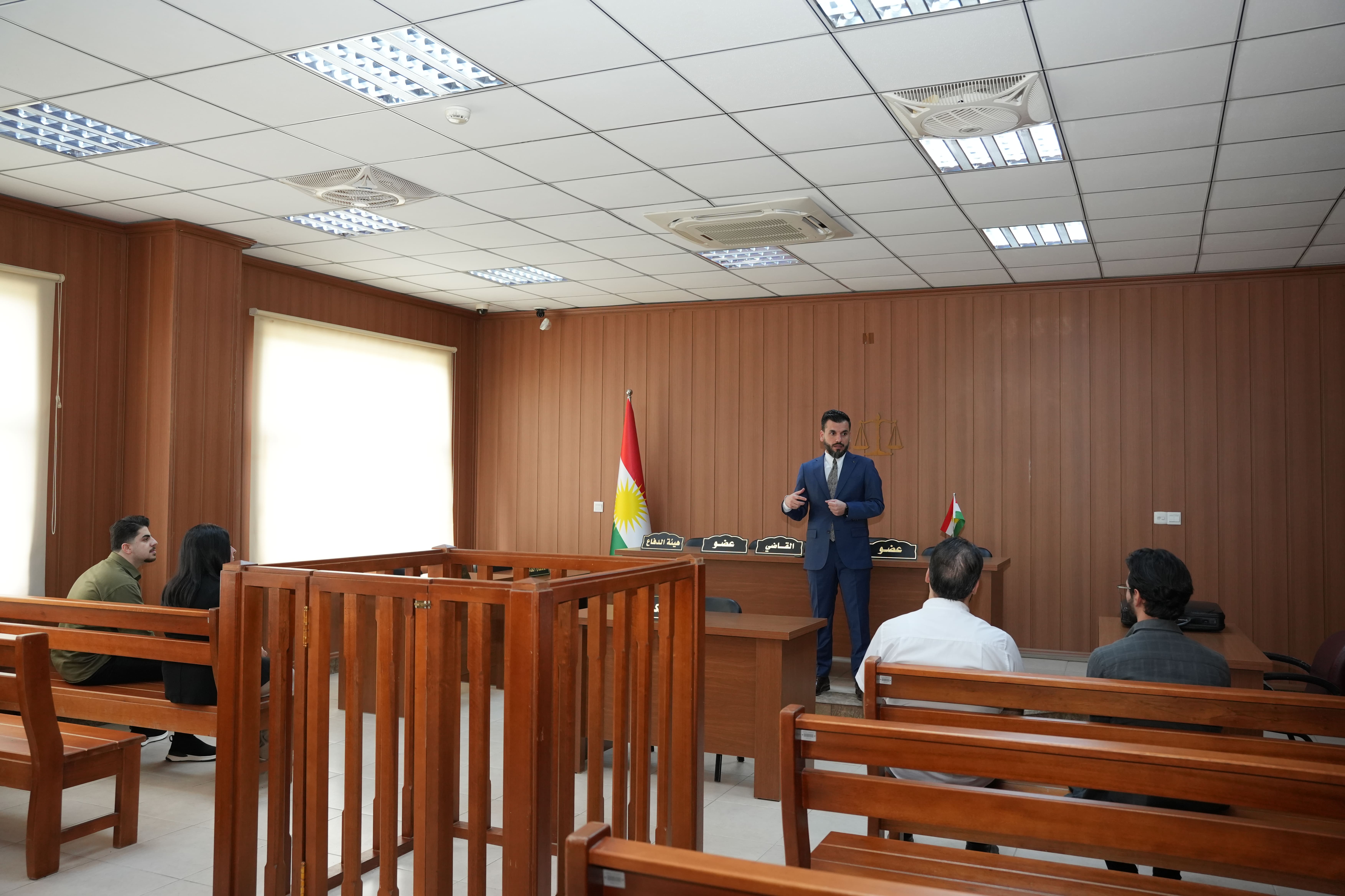 Nawroz University has started special training sessions for the Jessup International Law Moot Court Competition