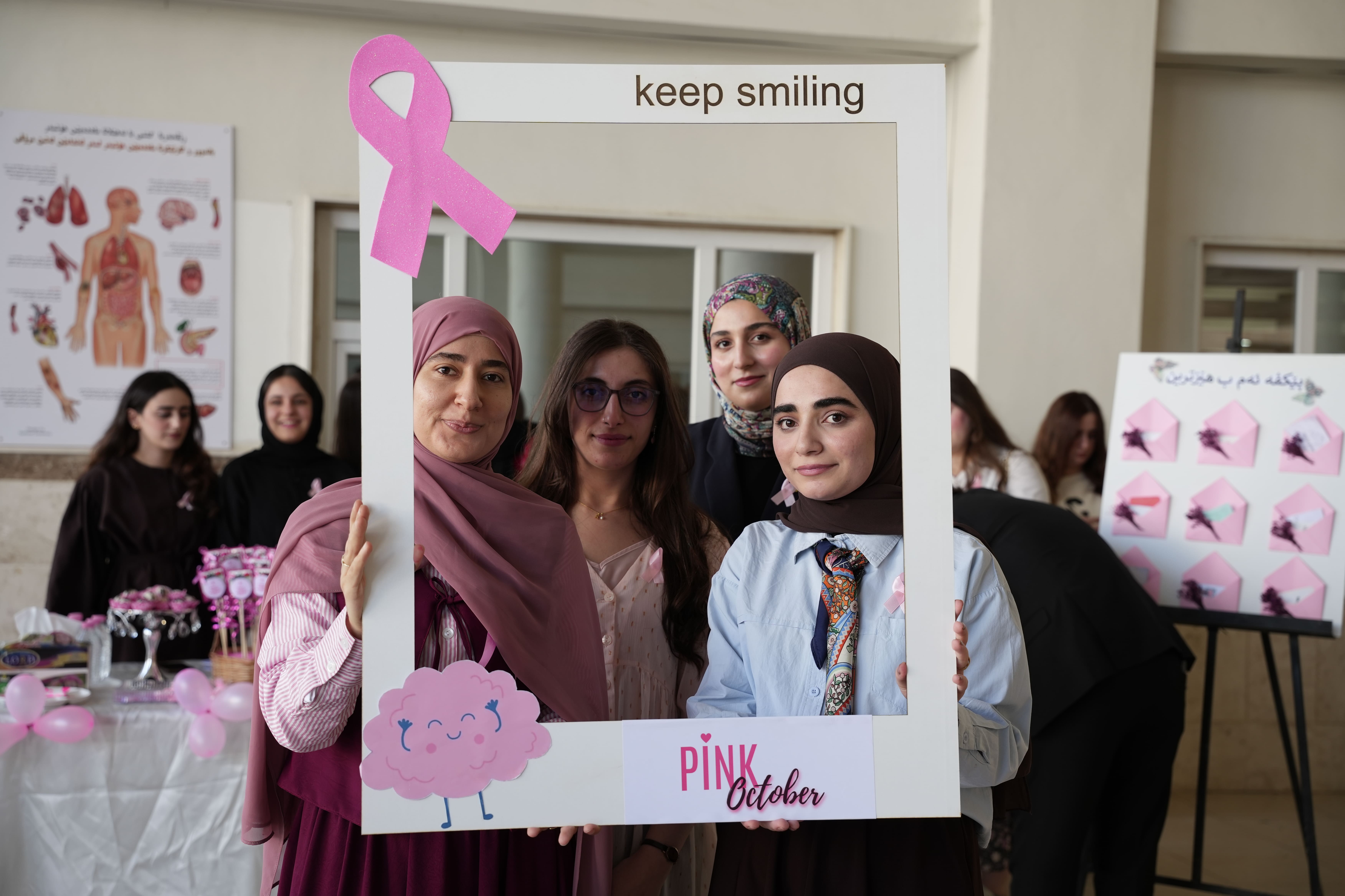 Nawroz University Organizes an Awareness Event in Observance of Breast Cancer Awareness Month