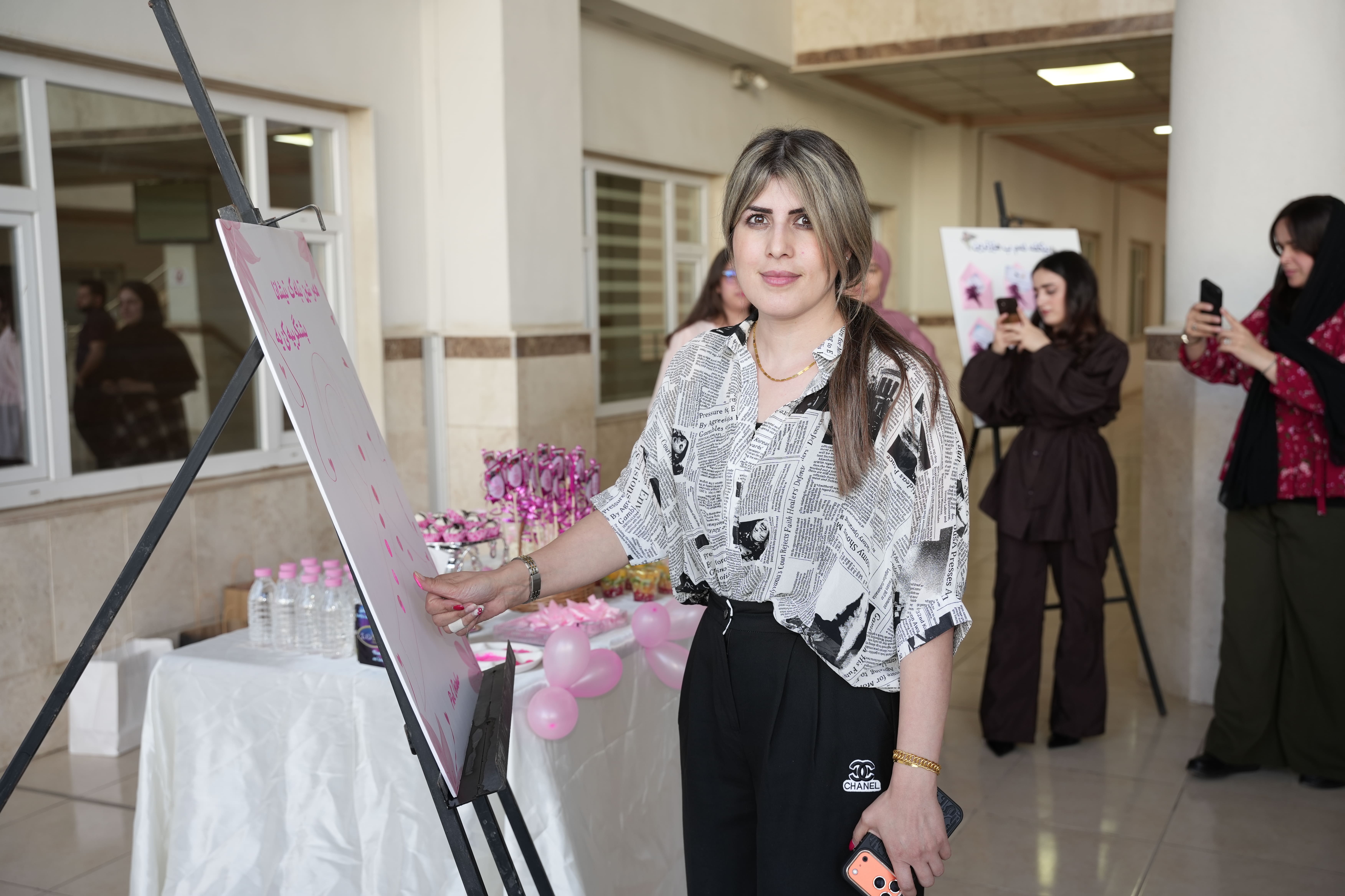 Nawroz University Organizes an Awareness Event in Observance of Breast Cancer Awareness Month