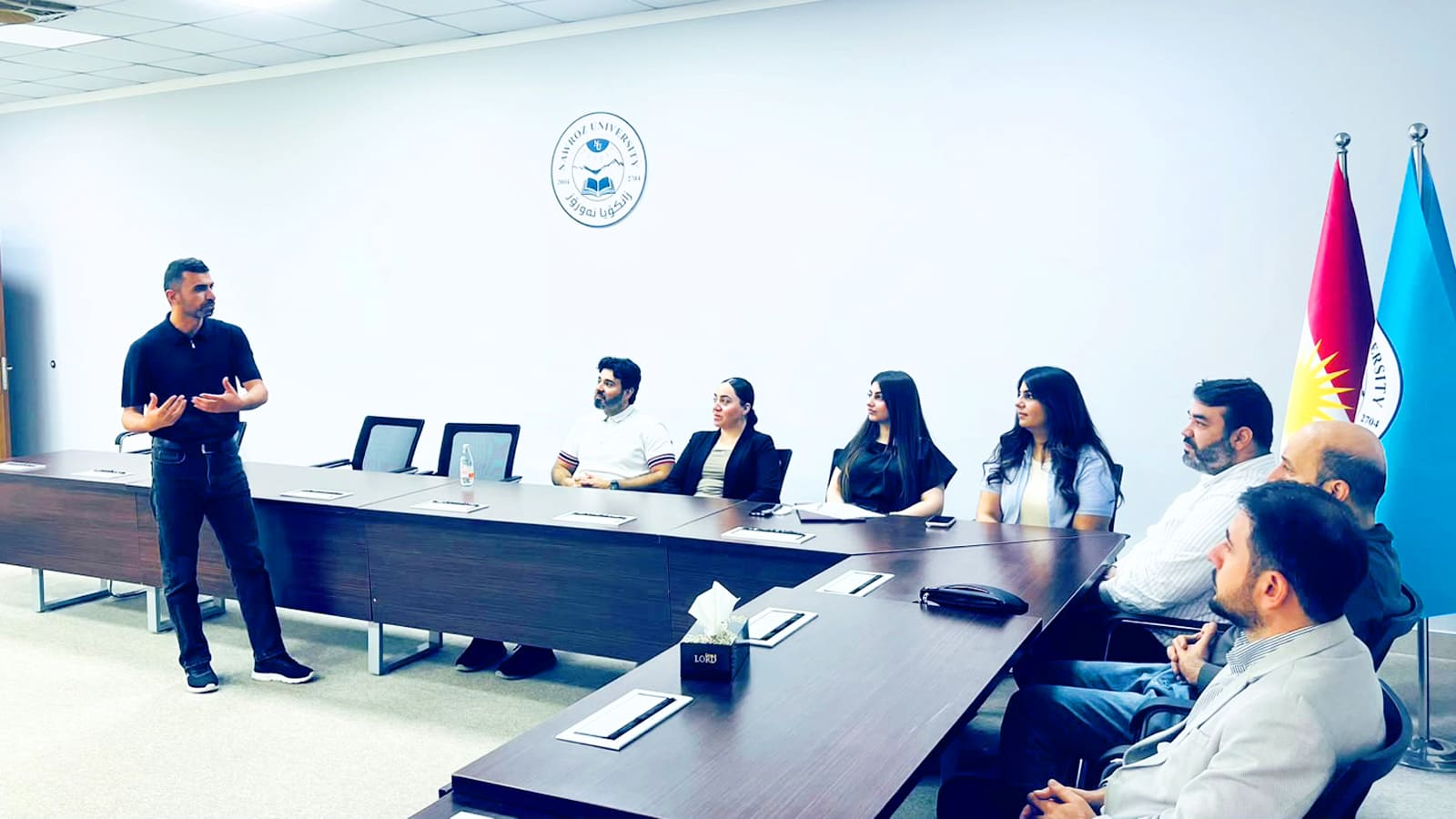 جامعة نوروز تختتم المرحلة الأولى من حملة التوعية البيئية والتشجير بالتعاون مع Ecosia