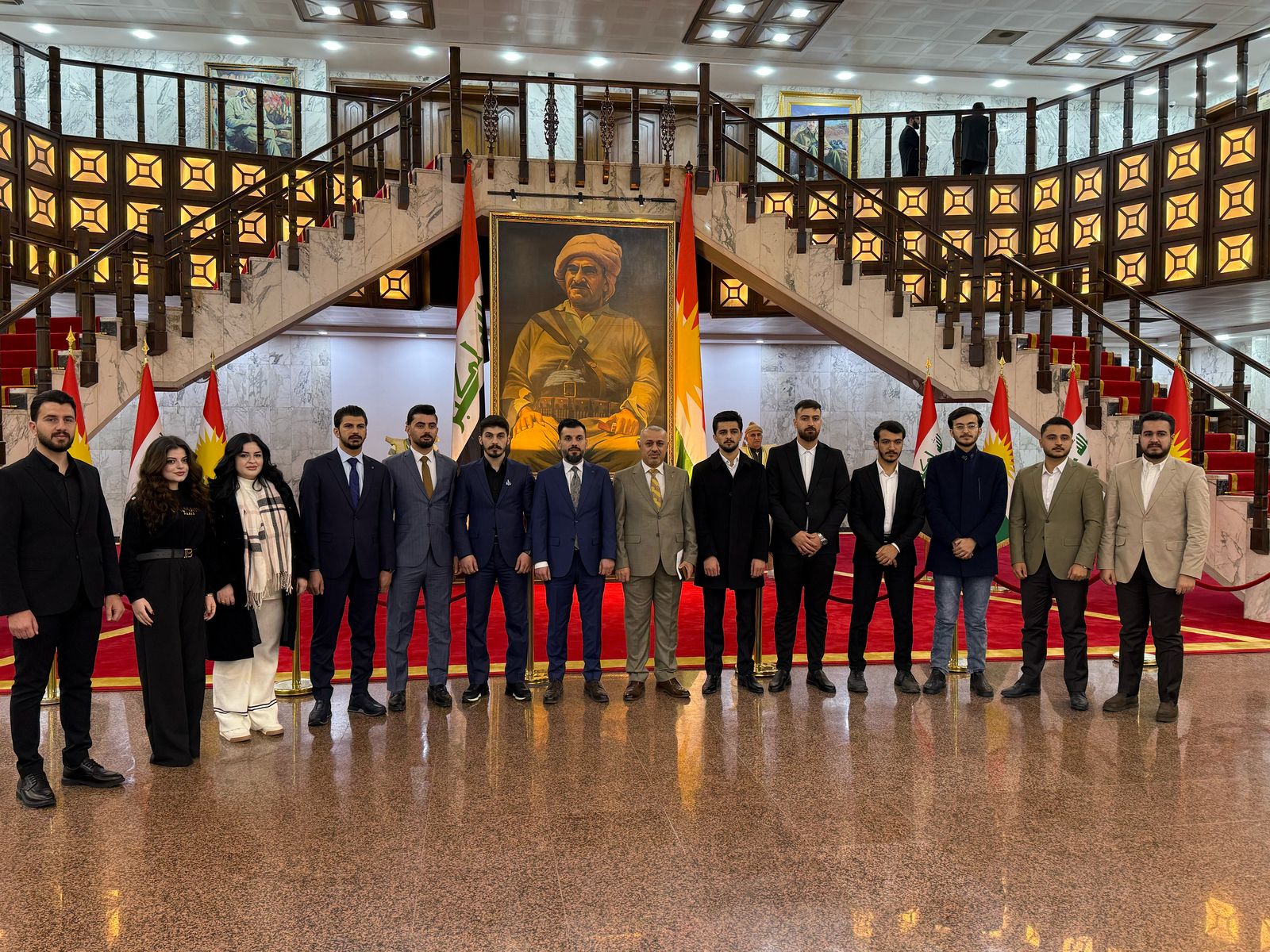 قوتابیێن زانكۆیا نەورۆز سەرا پەرلەمانێ كوردستانێ دا